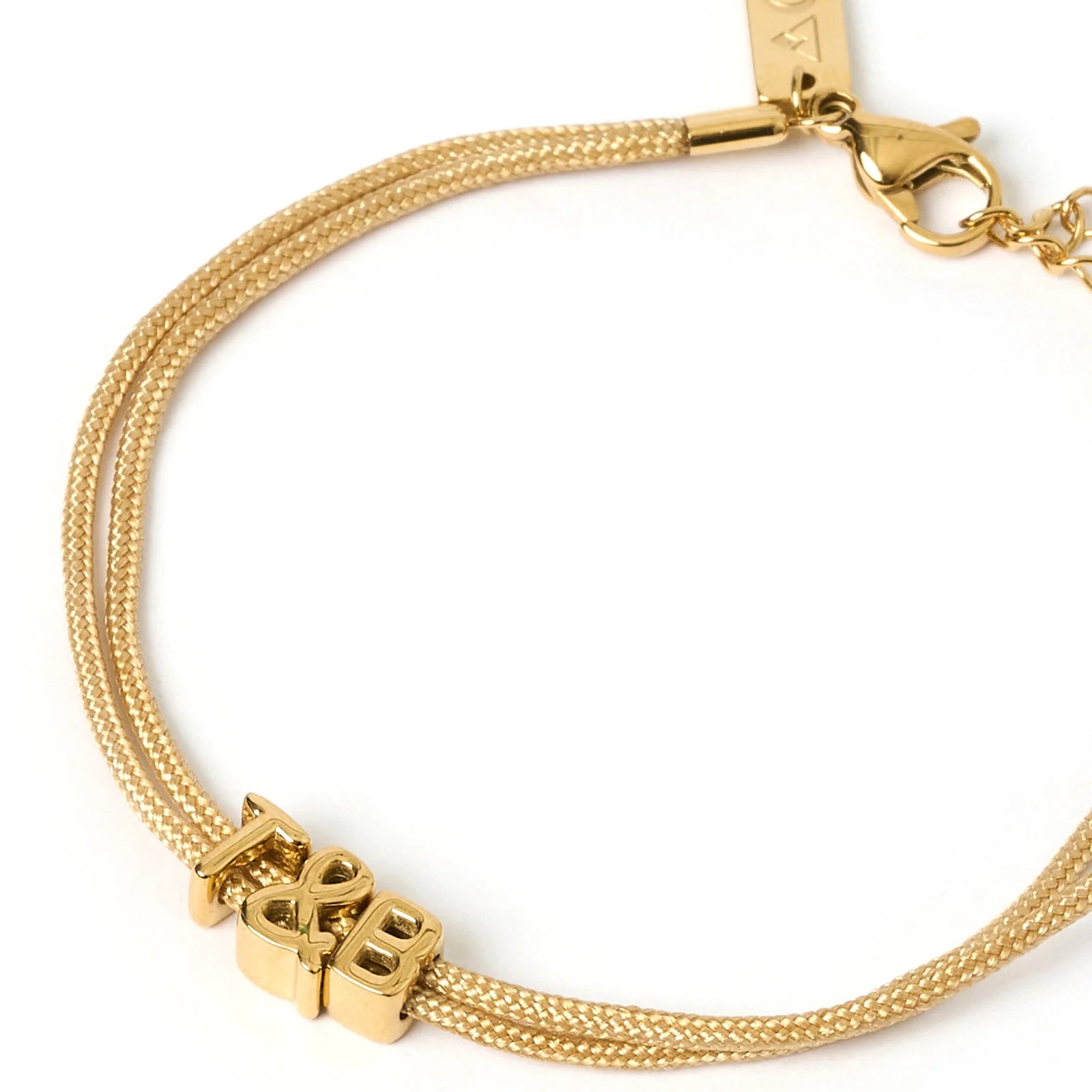 Alphabet String Bracelet Sand 4