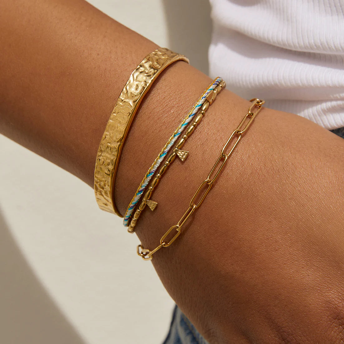 Bennie Gold Bracelet Sky 3