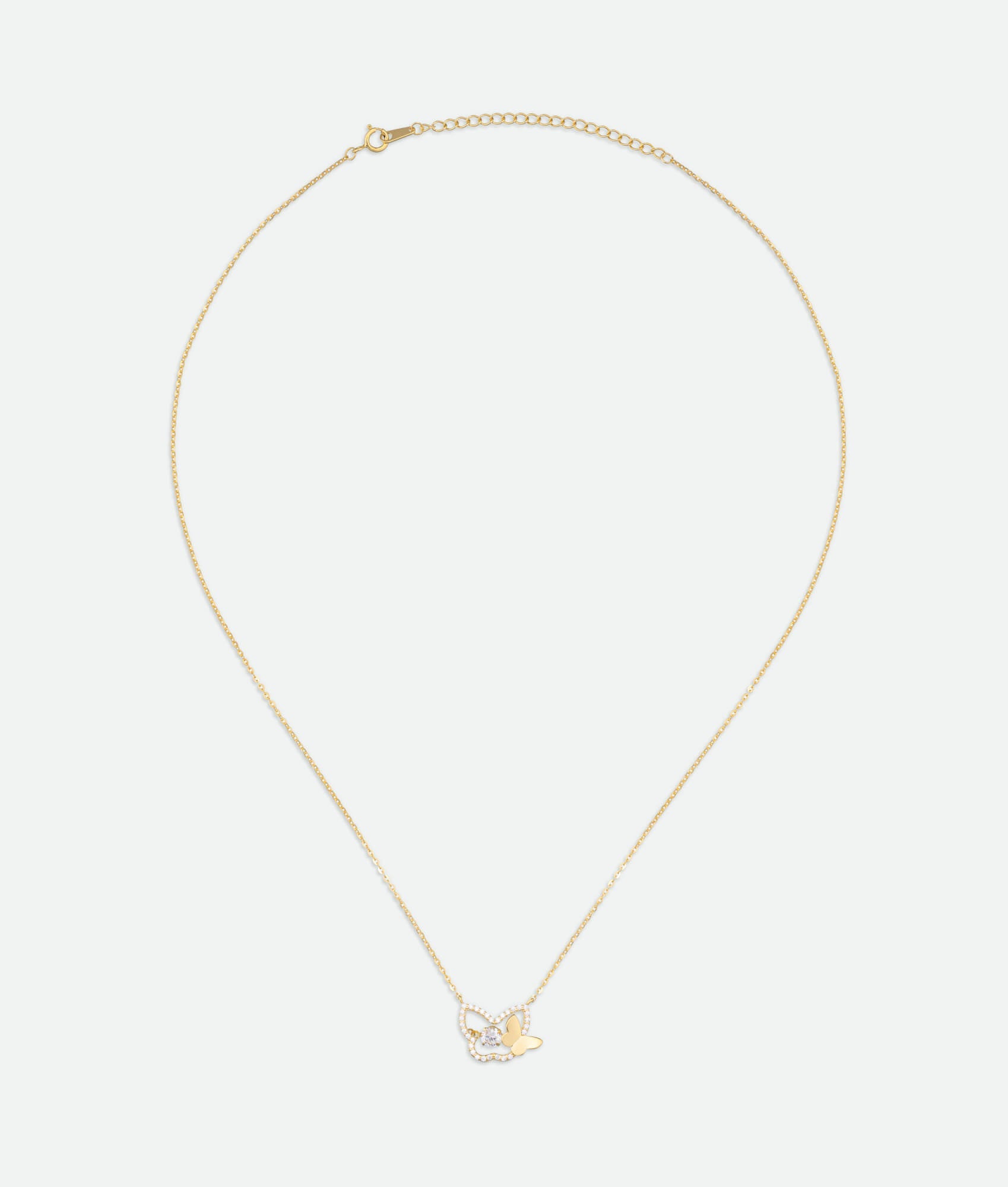 Butterfly Gold Necklace