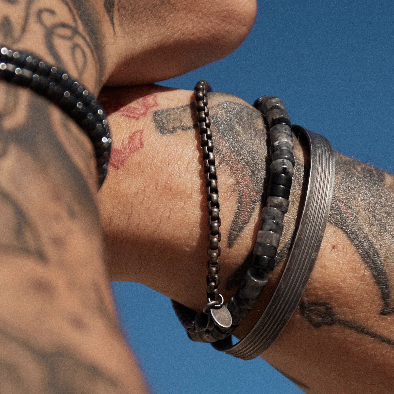 Elijah Men's Chain Bracelet-10