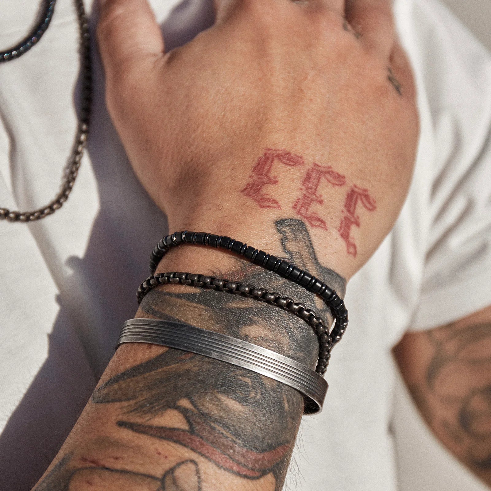 Elijah Men's Chain Bracelet-2
