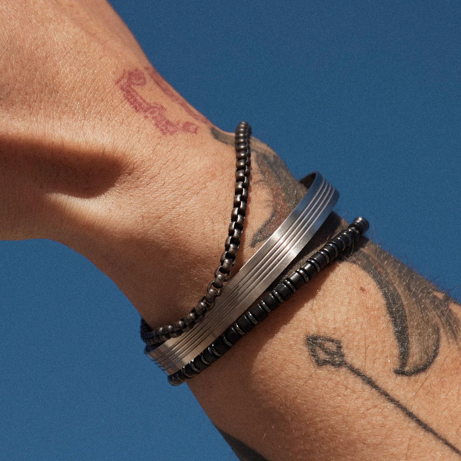 Elijah Men's Chain Bracelet-4