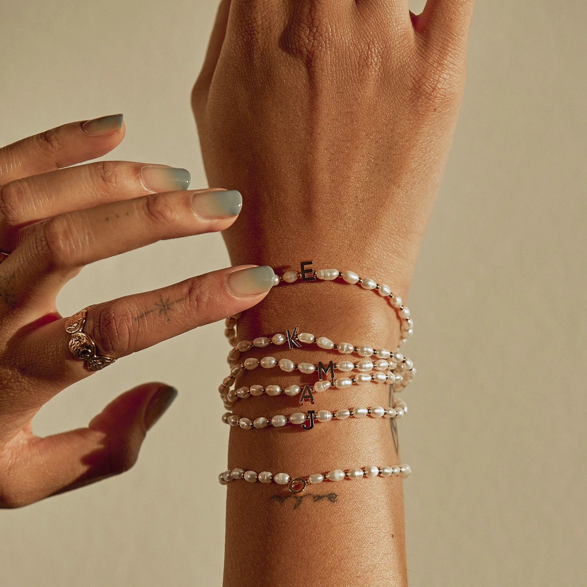 Initial Pearl Bracelet 3