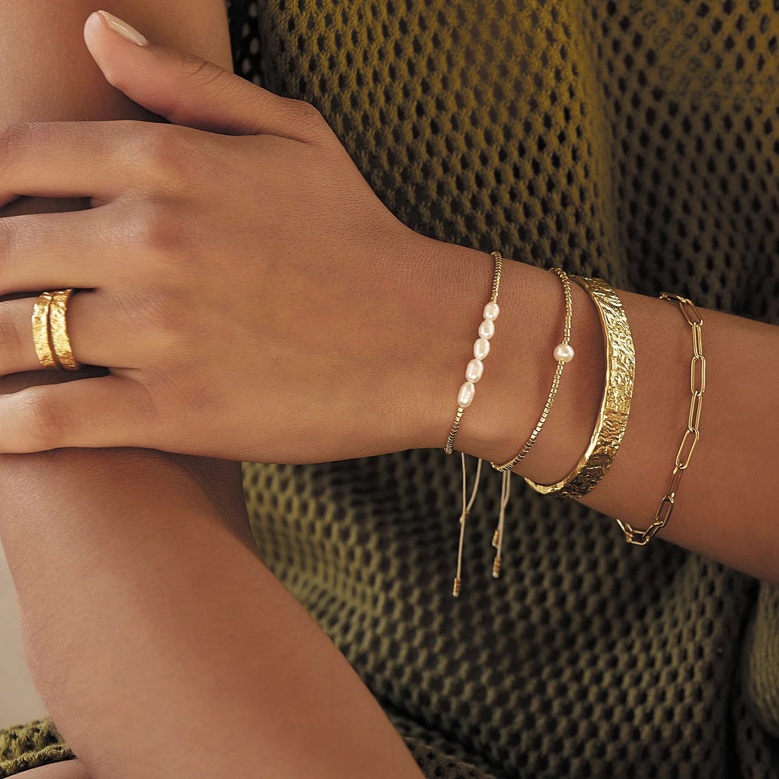 Olivia Gold Cuff Bracelet 7