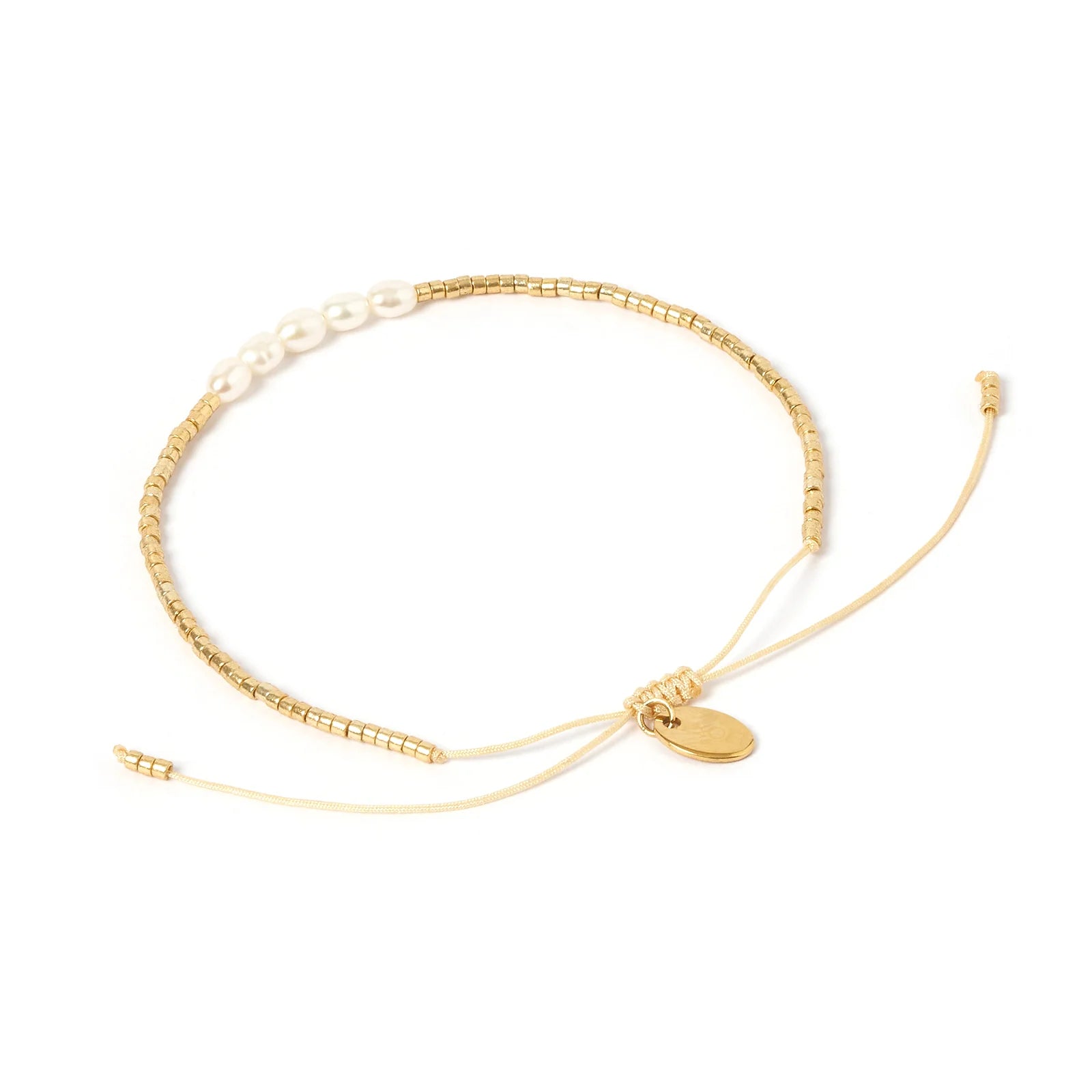 Seline Gold and Pearl Bracelet 7