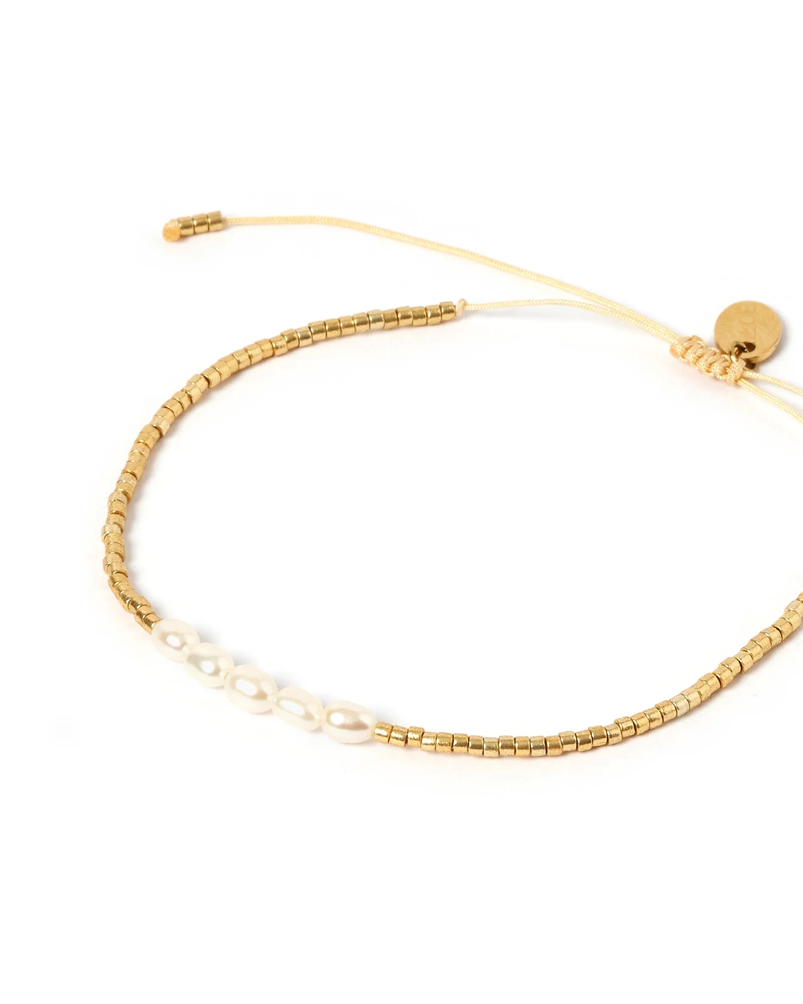 Seline Gold and Pearl Bracelet 8