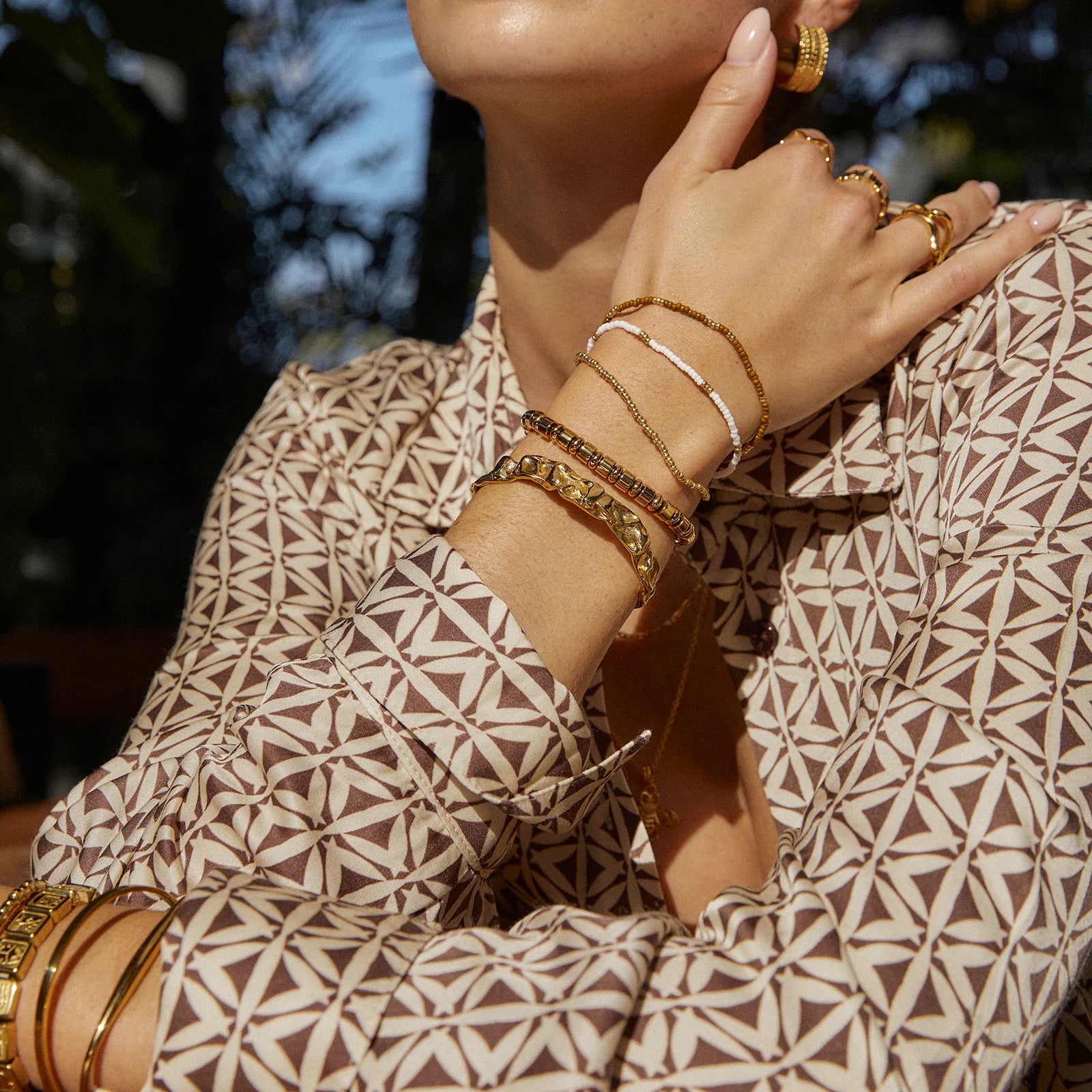 Sunny Bracelet Set - Khaki-5