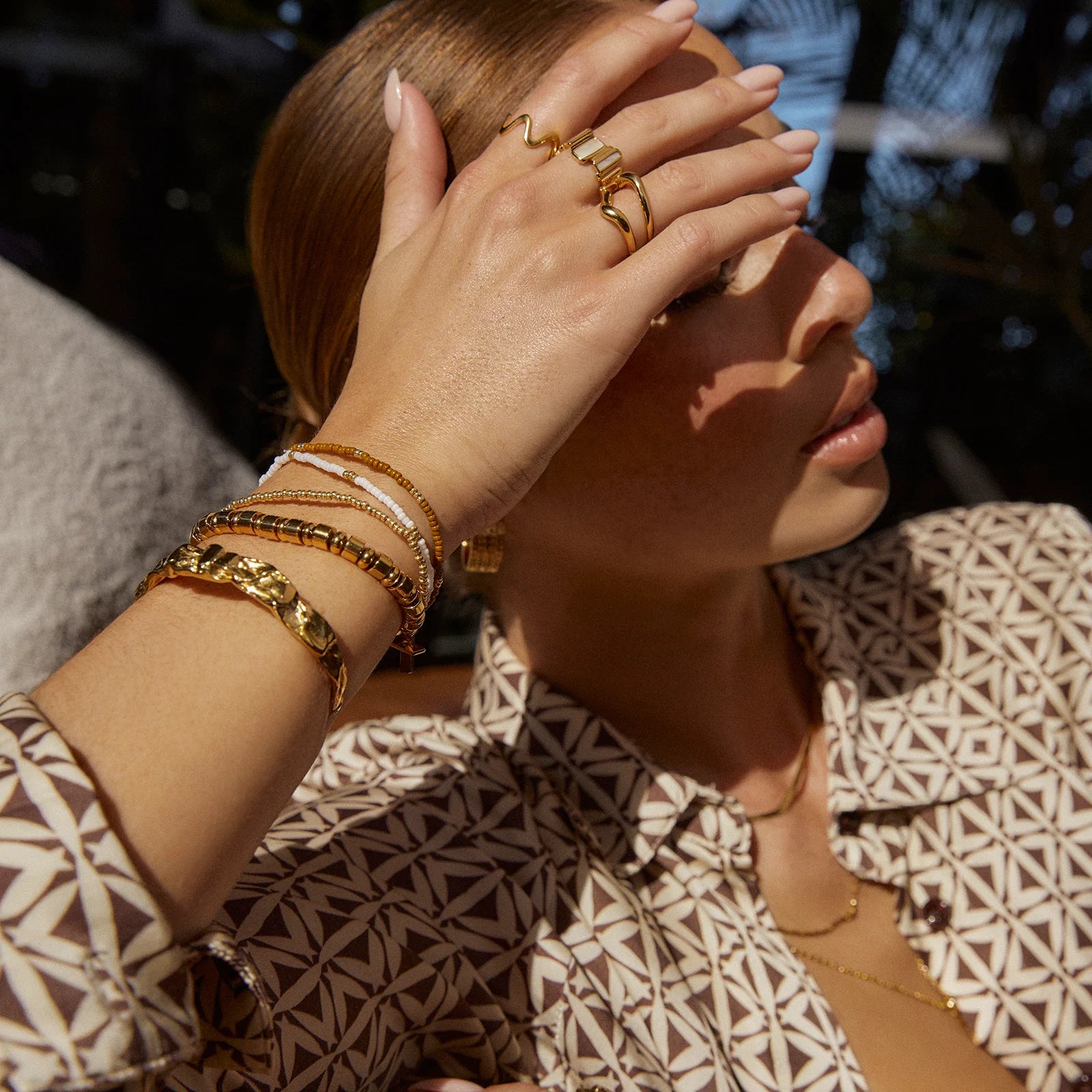 Sunny Bracelet Set - Khaki-7