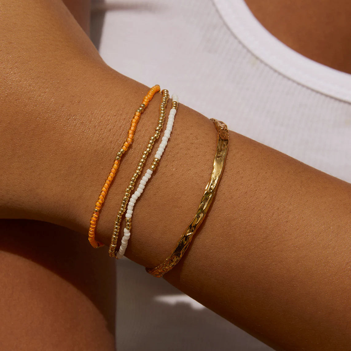 Sunshine Bracelet Stack Passionfruit 2