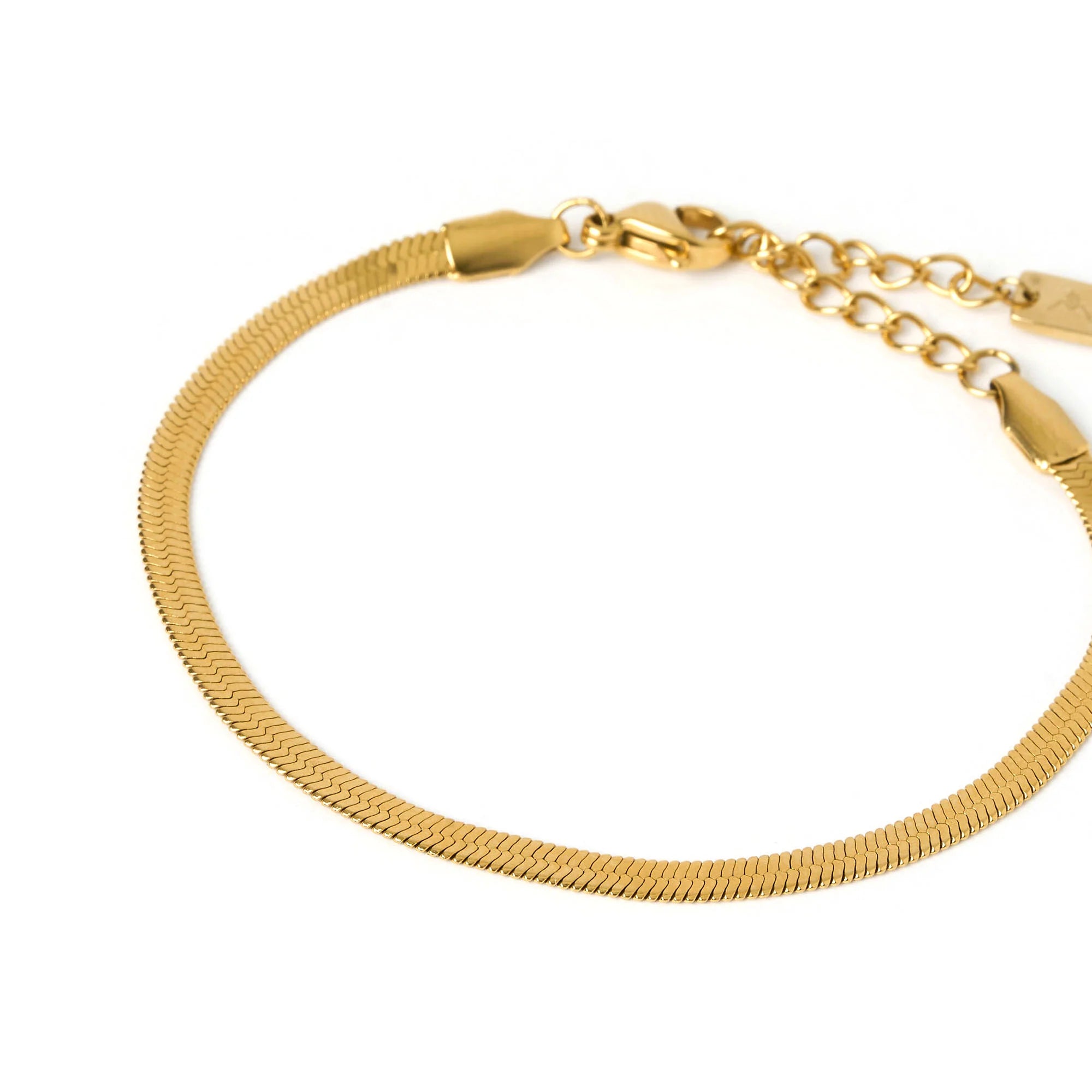 Sylvia Gold Snake Chain Bracelet 7