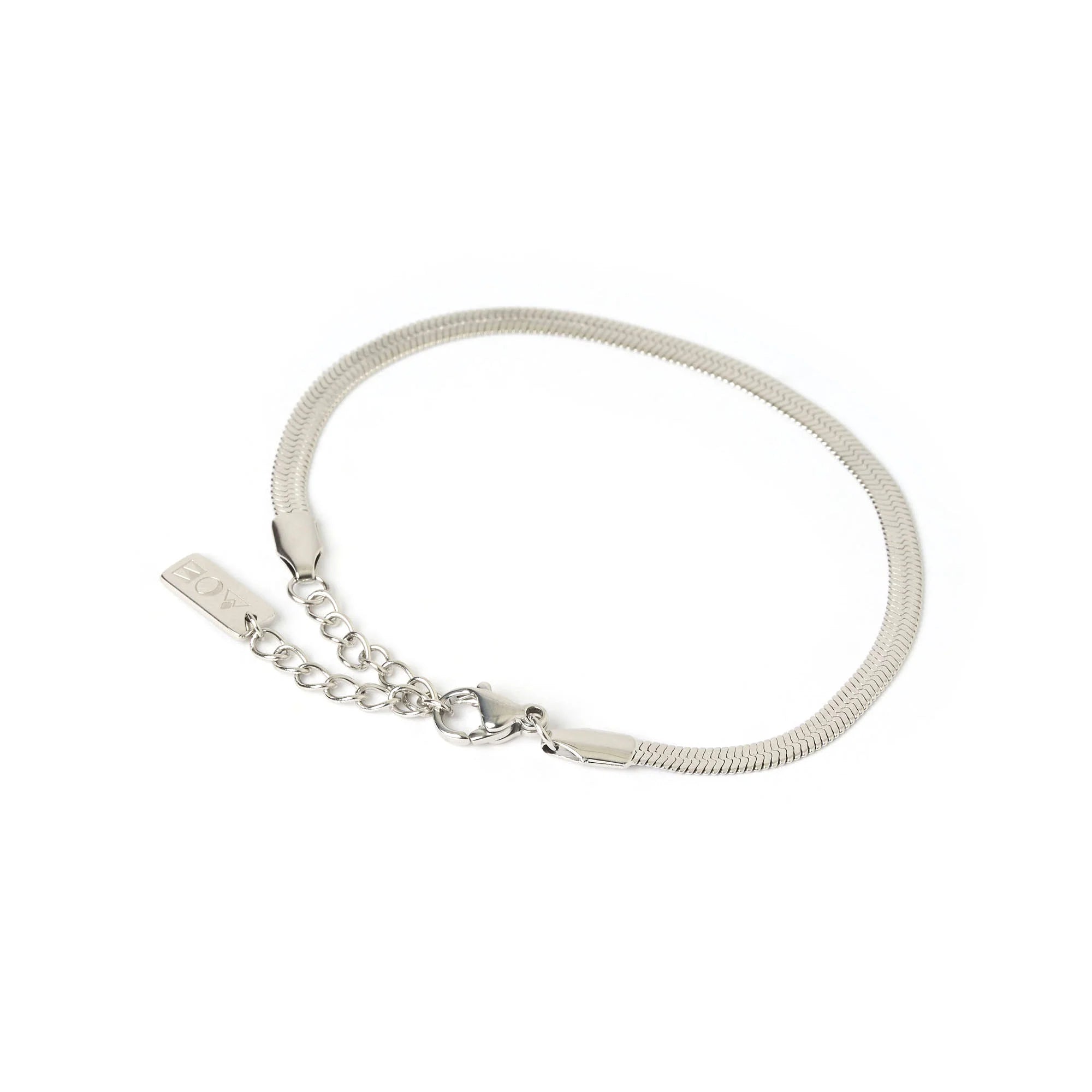 Sylvia Silver Snake Chain Bracelet 5
