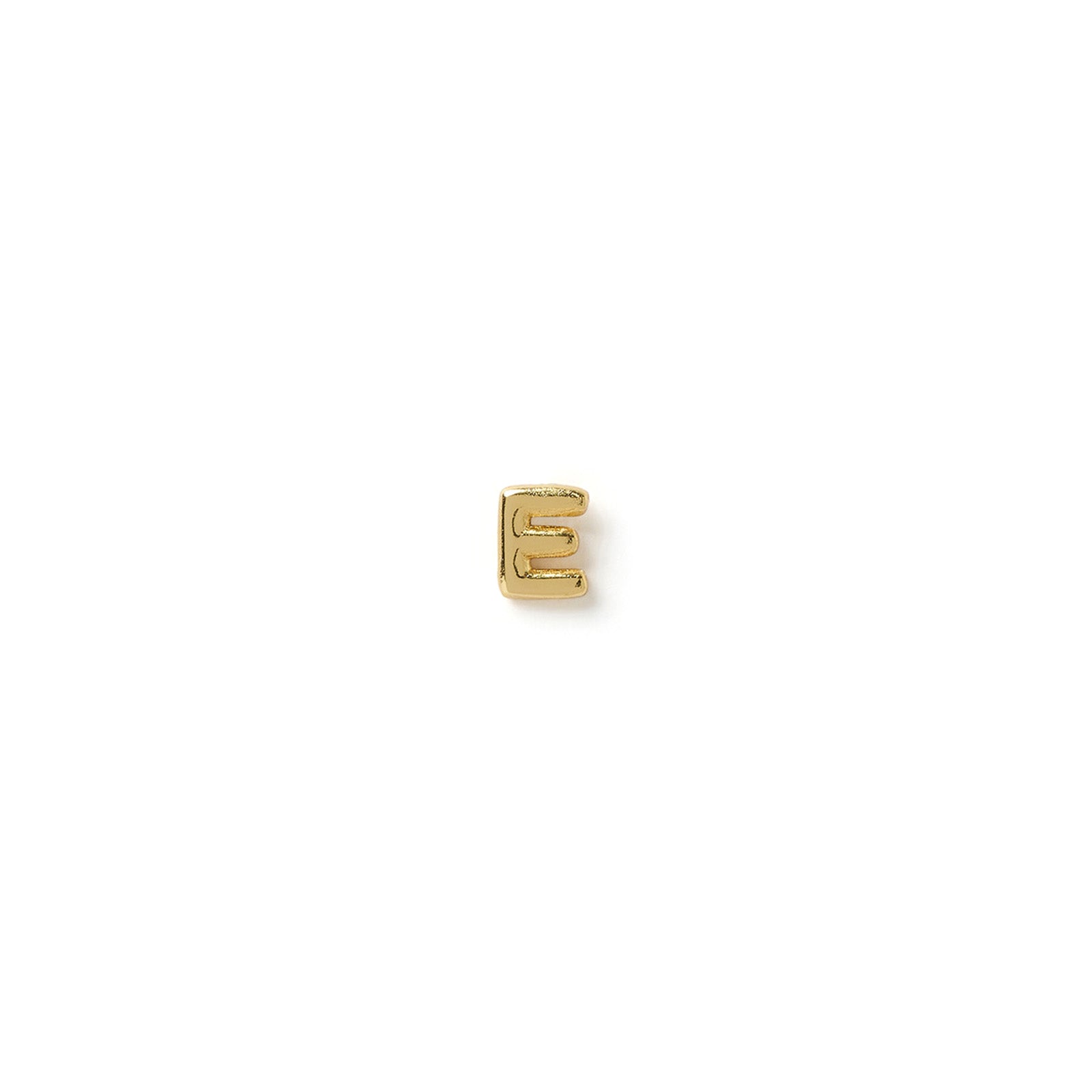Alphabet Gold Single Stud 10