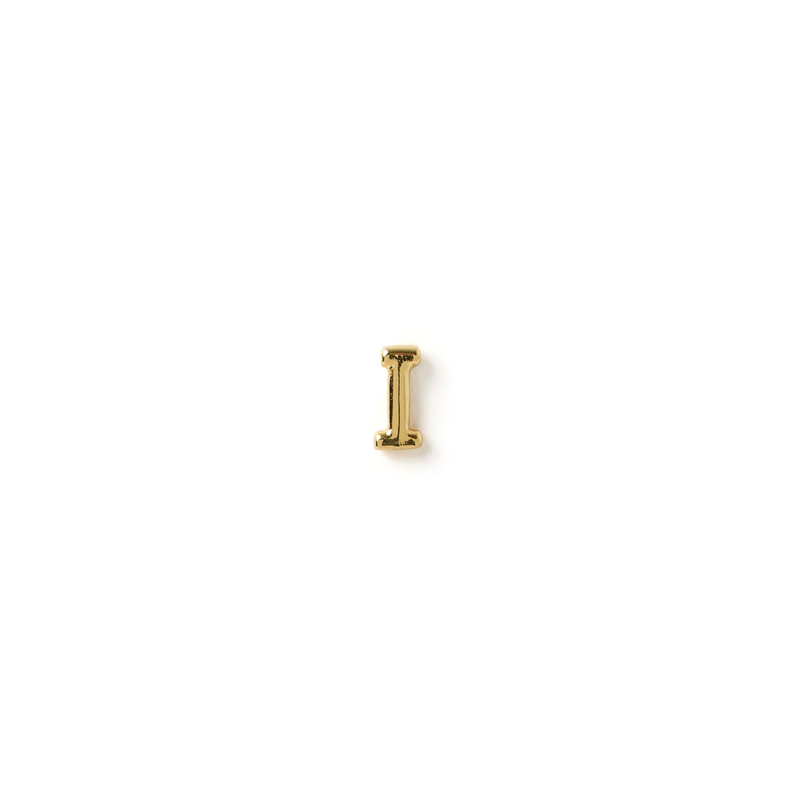 Alphabet Gold Single Stud 18