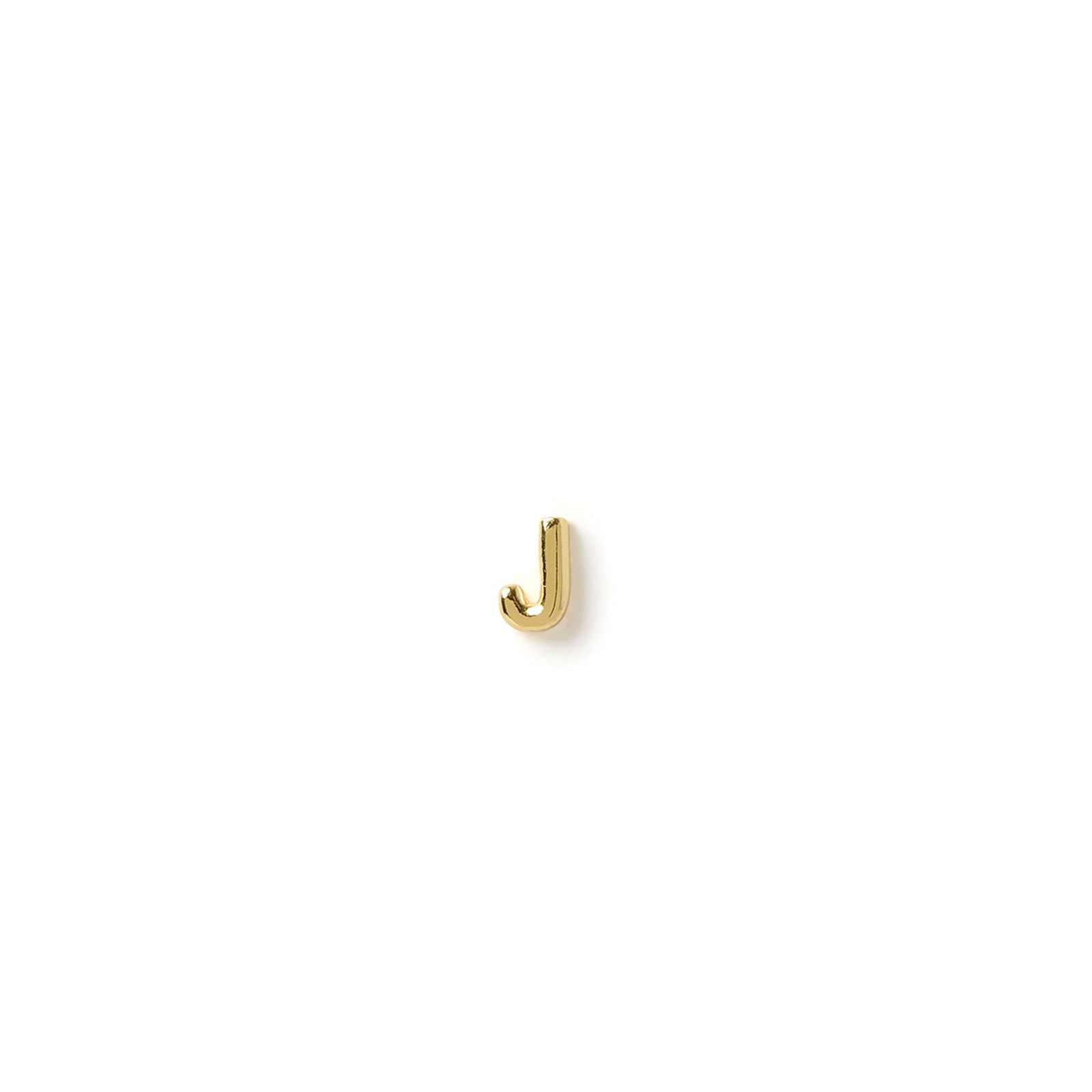 Alphabet Gold Single Stud 20