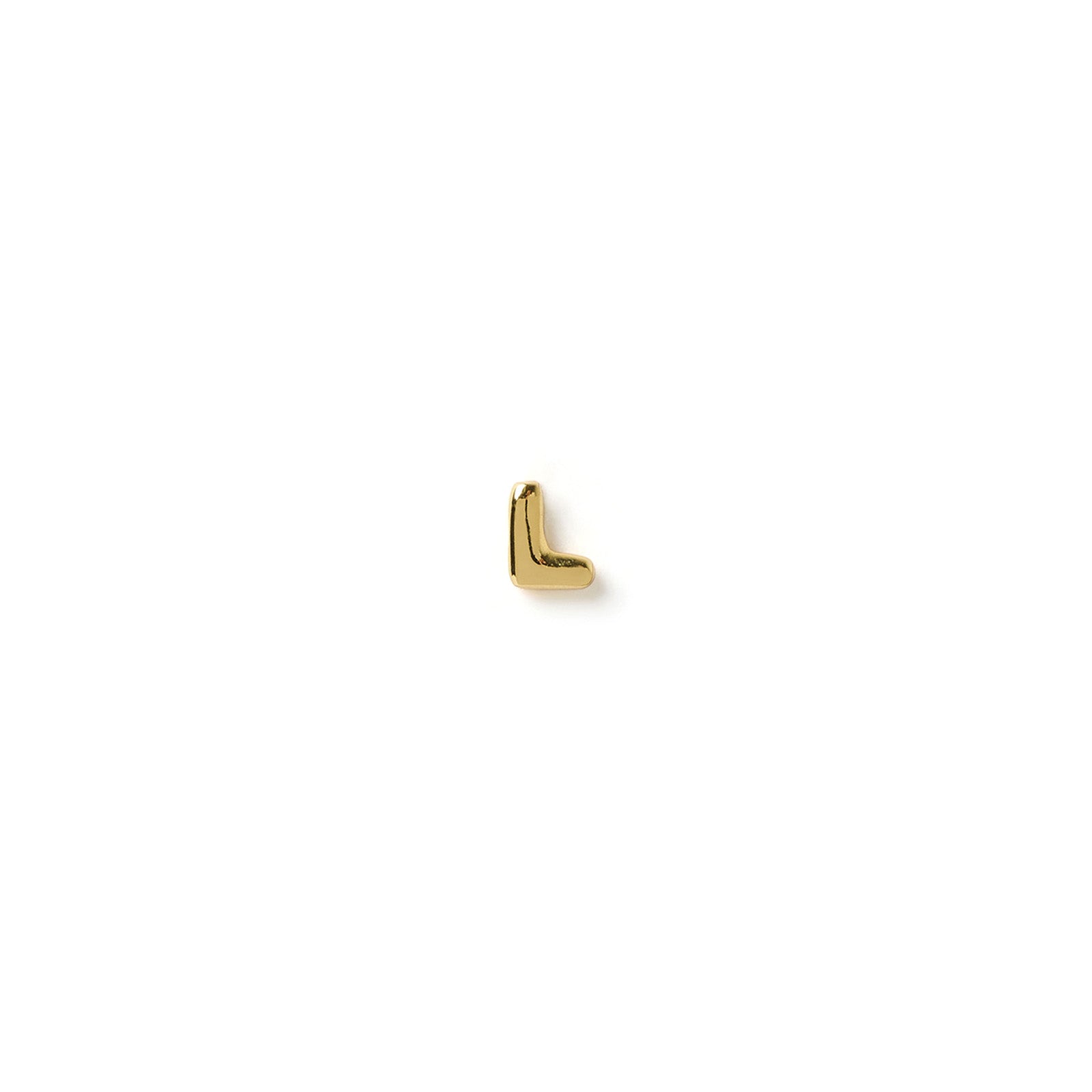 Alphabet Gold Single Stud 24
