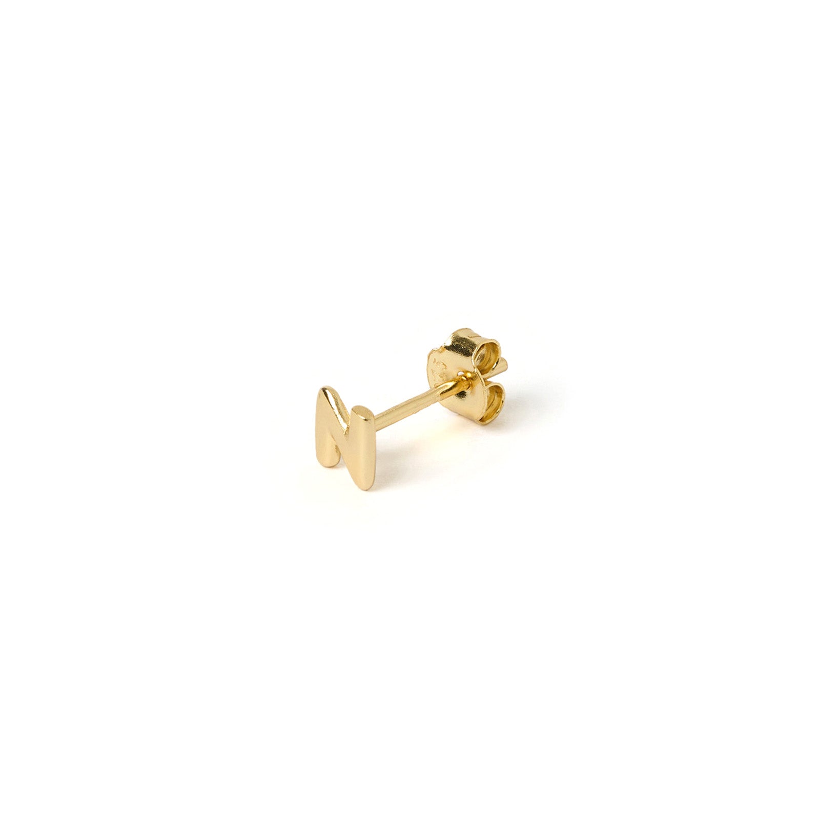Alphabet Gold Single Stud 29