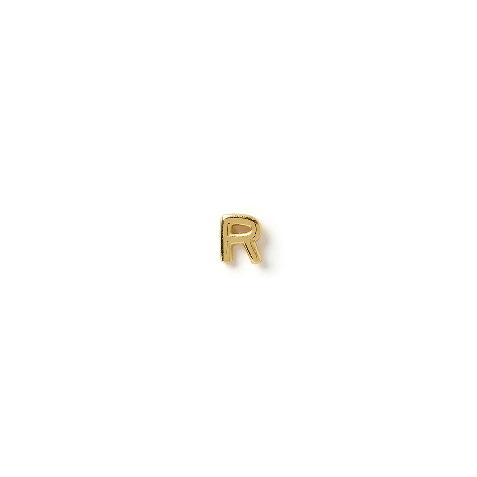 Alphabet Gold Single Stud 36
