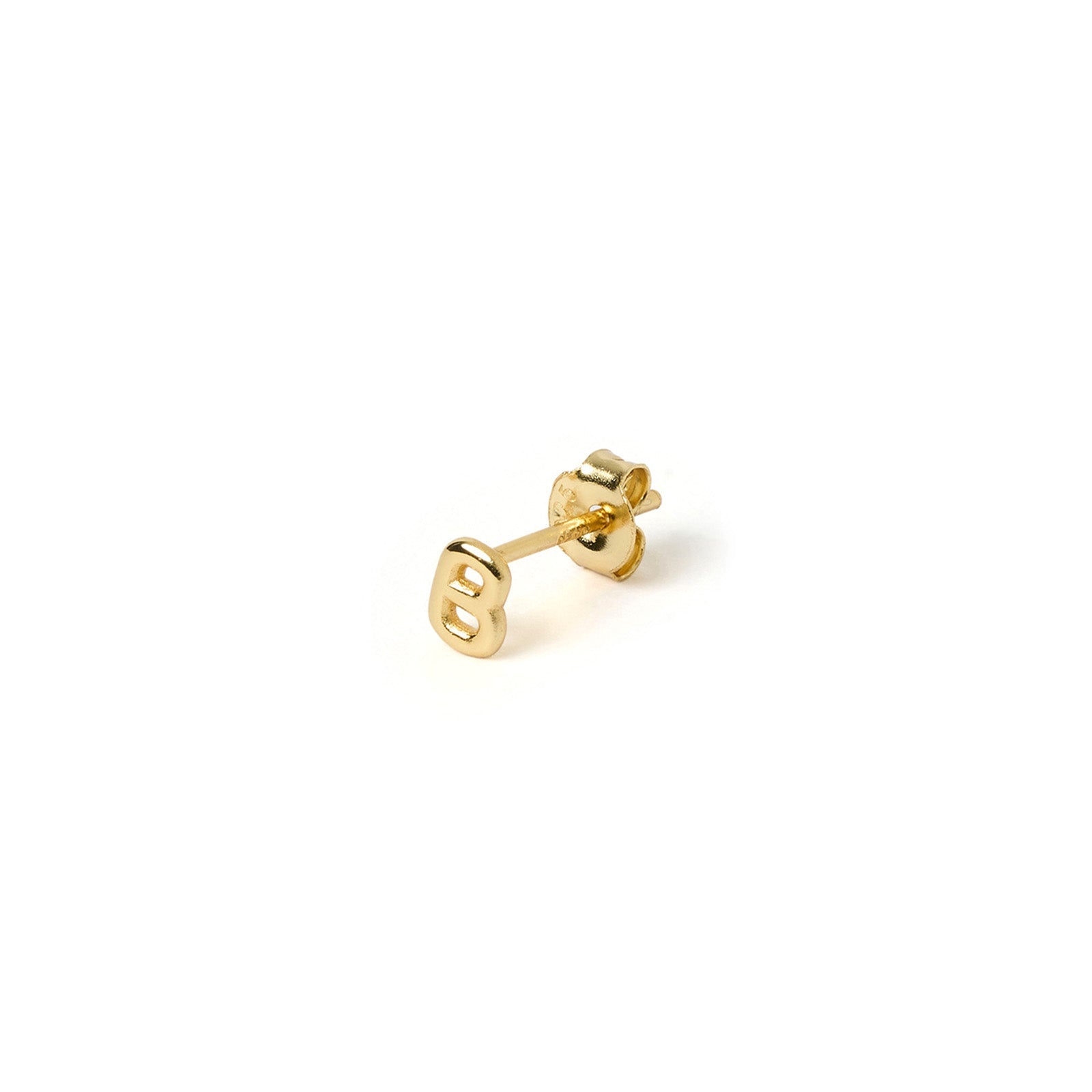 Alphabet Gold Single Stud 5