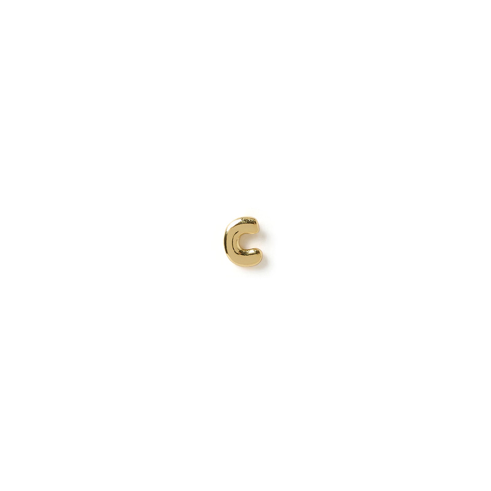Alphabet Gold Single Stud 6
