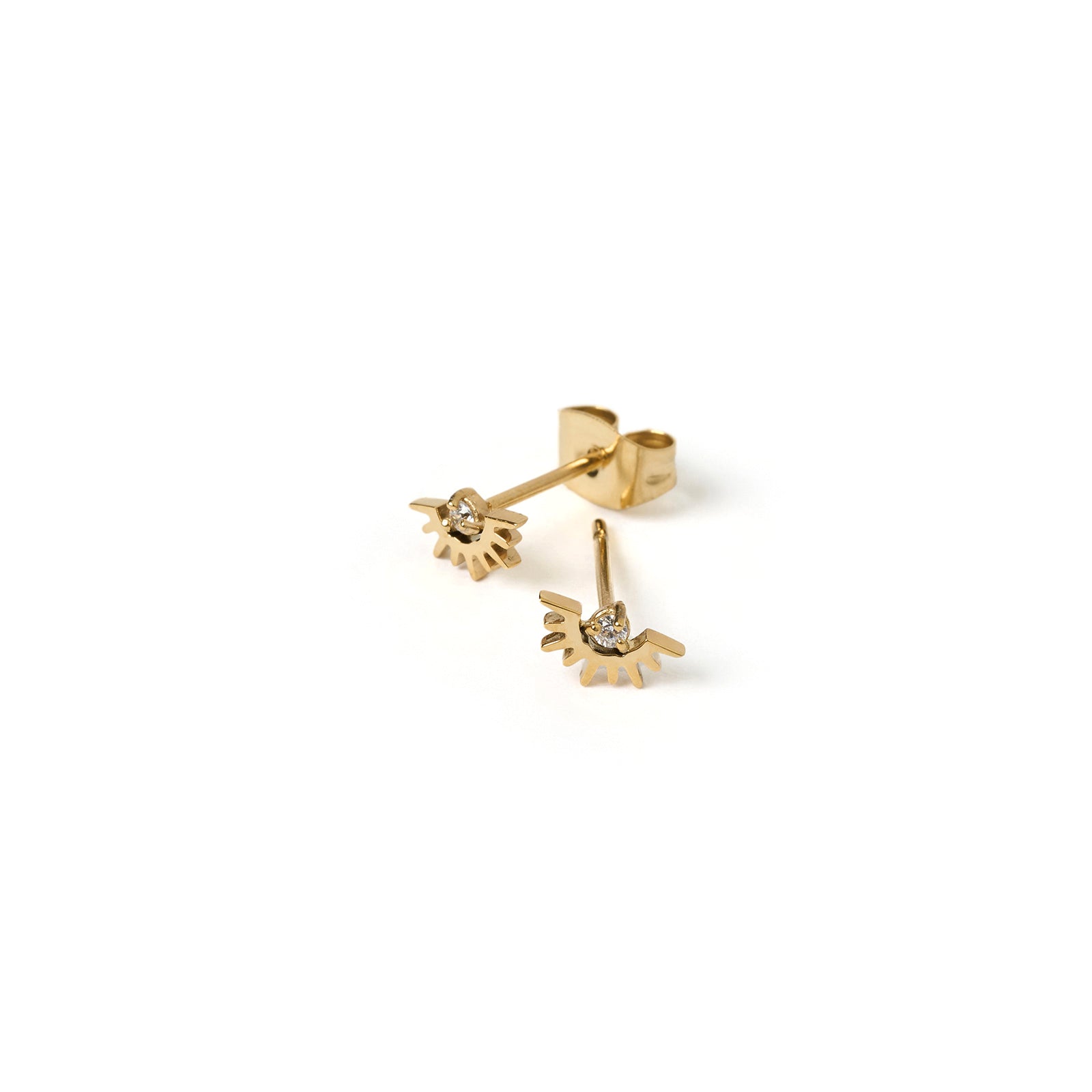 Asteria Gold Studs 3