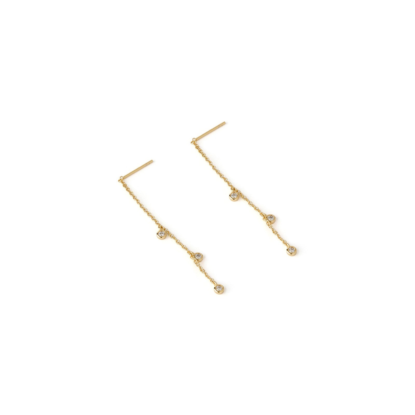 Comet Threader Gold Earrings 4