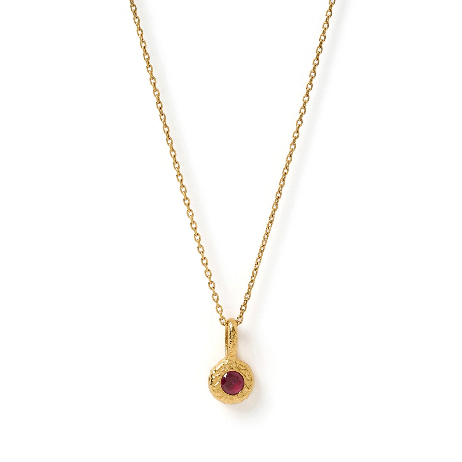 Crushed Birthstone Necklace 11
