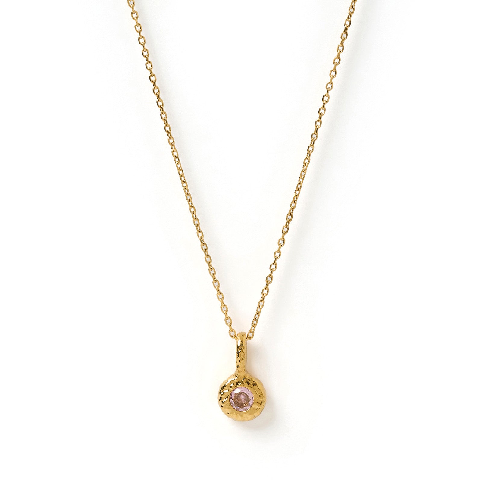 Crushed Birthstone Necklace 14