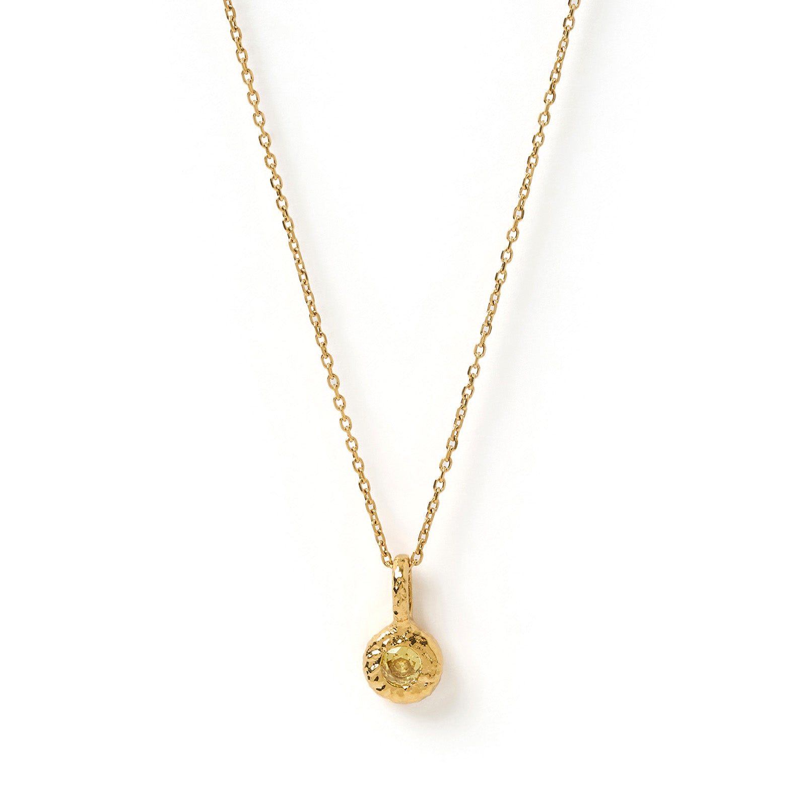 Crushed Birthstone Necklace 15