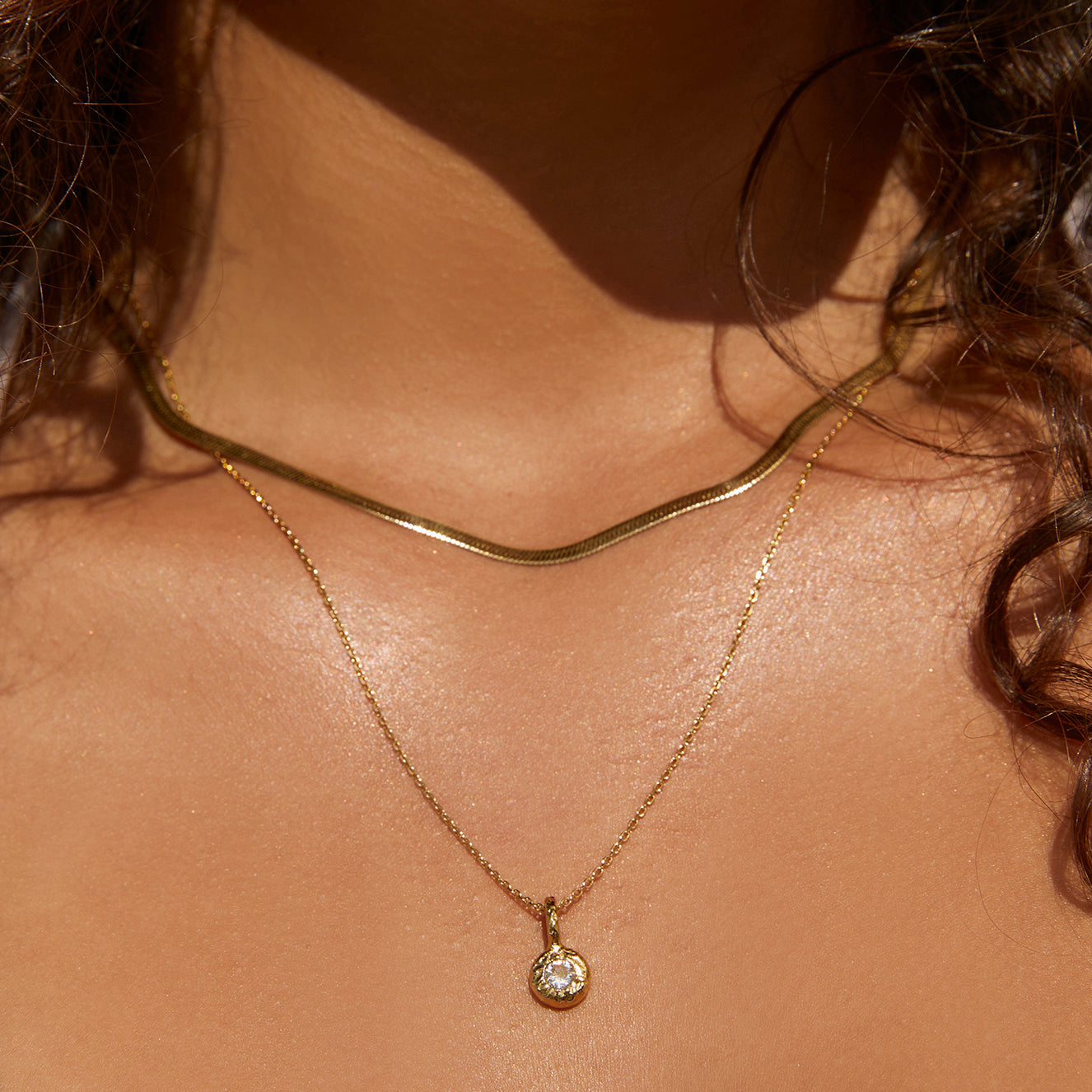 Crushed Birthstone Necklace 4
