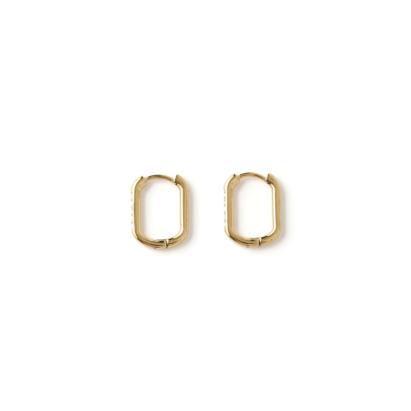 Diana Gold Huggie Earrings 3