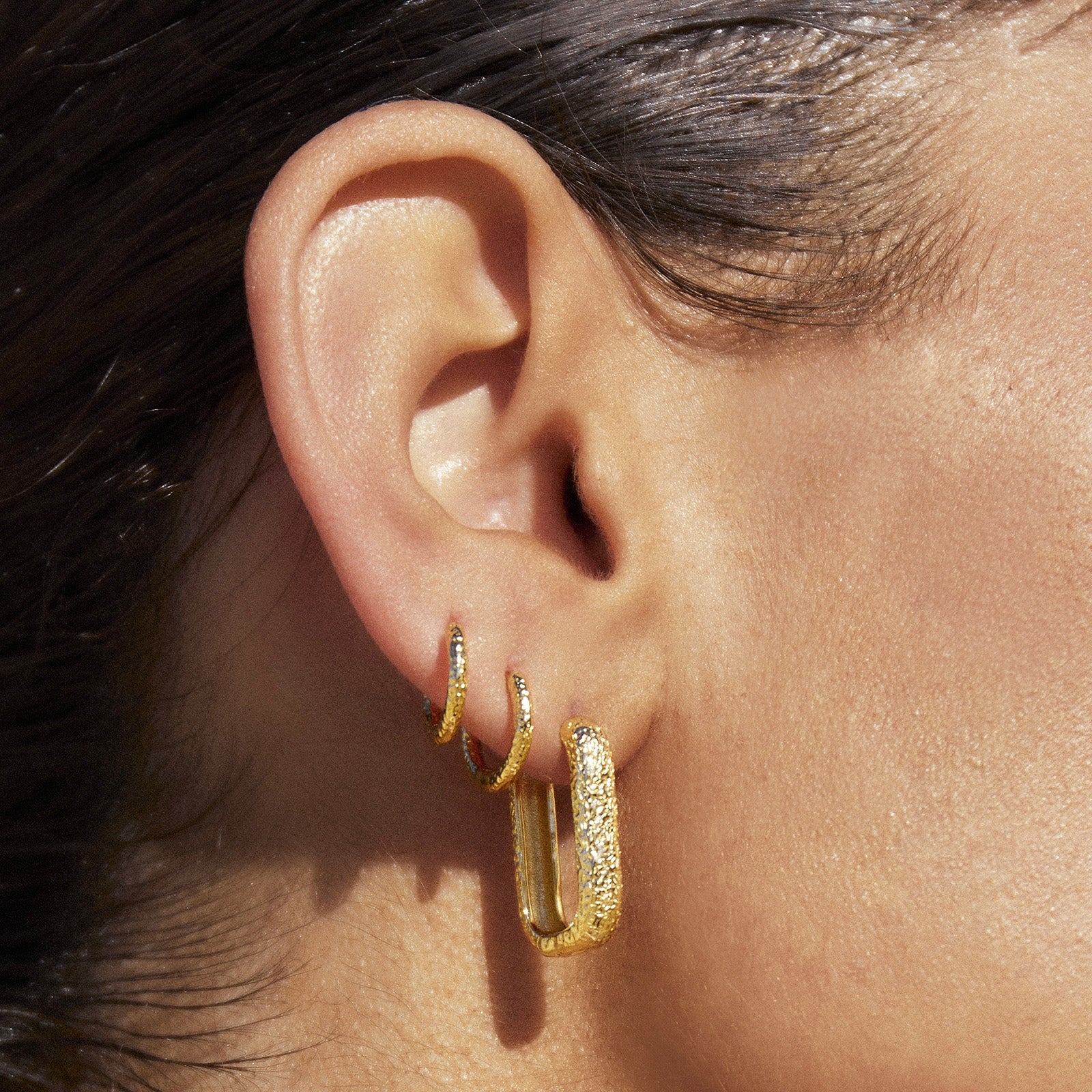Farrah Gold Link Earrings 2