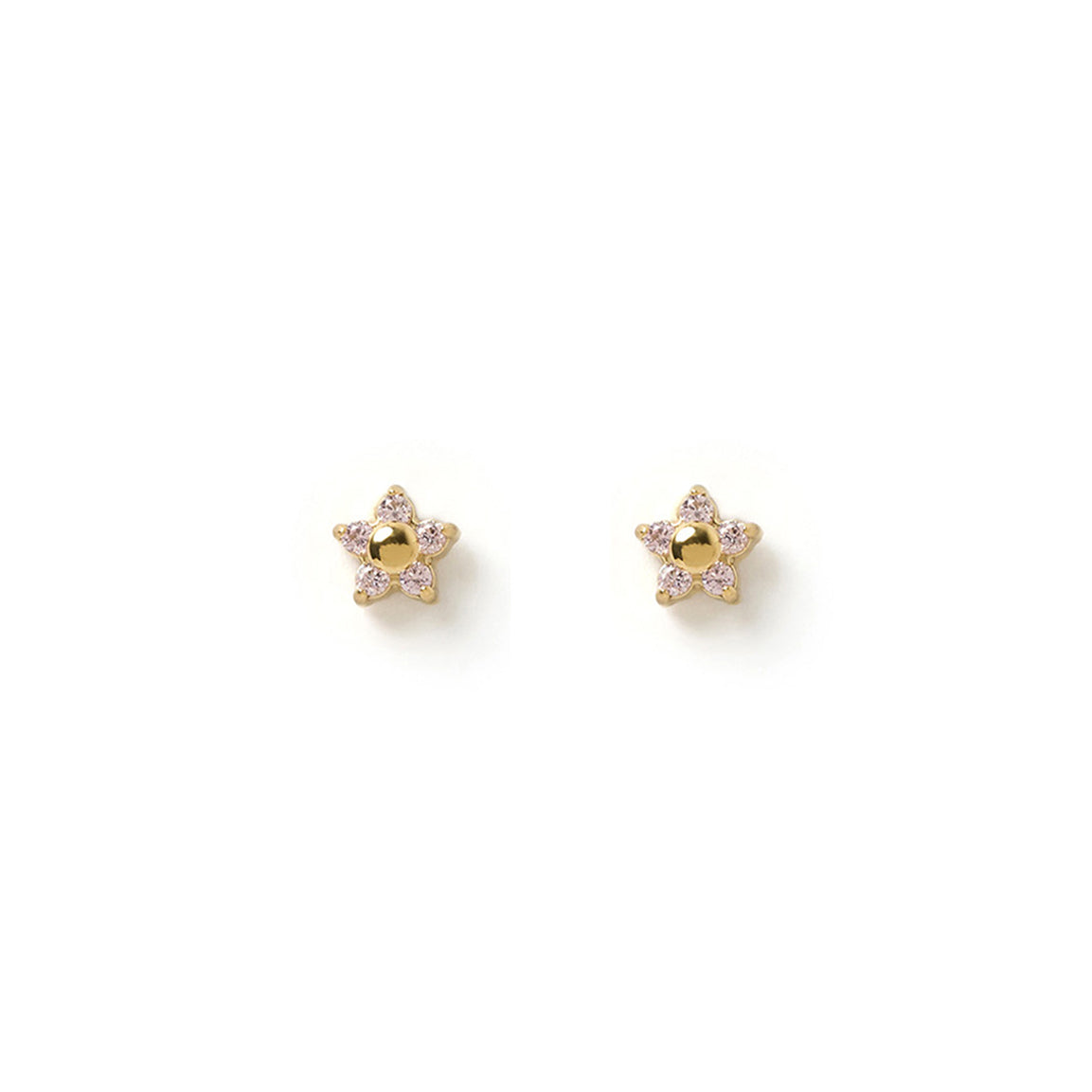Gardenia Studs - Rose