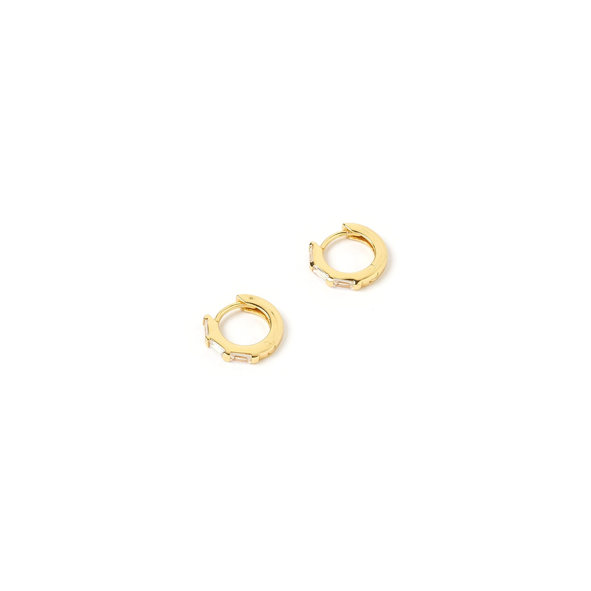 Holi Gold Huggie Earrings 5