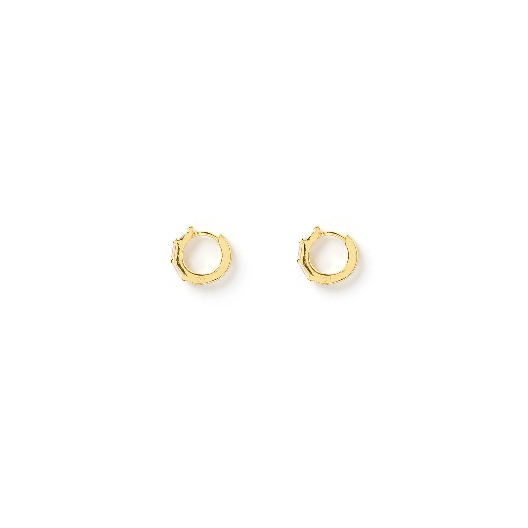 Holi Gold Huggie Earrings 6