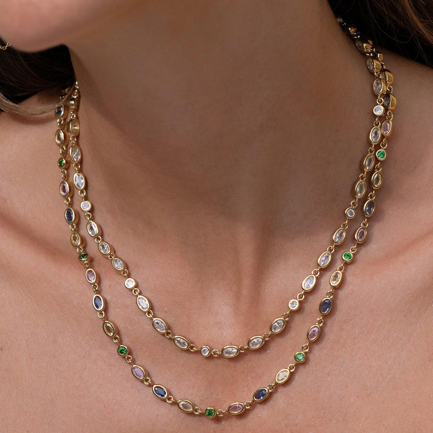 Isadora Gold Necklace - Multi 3