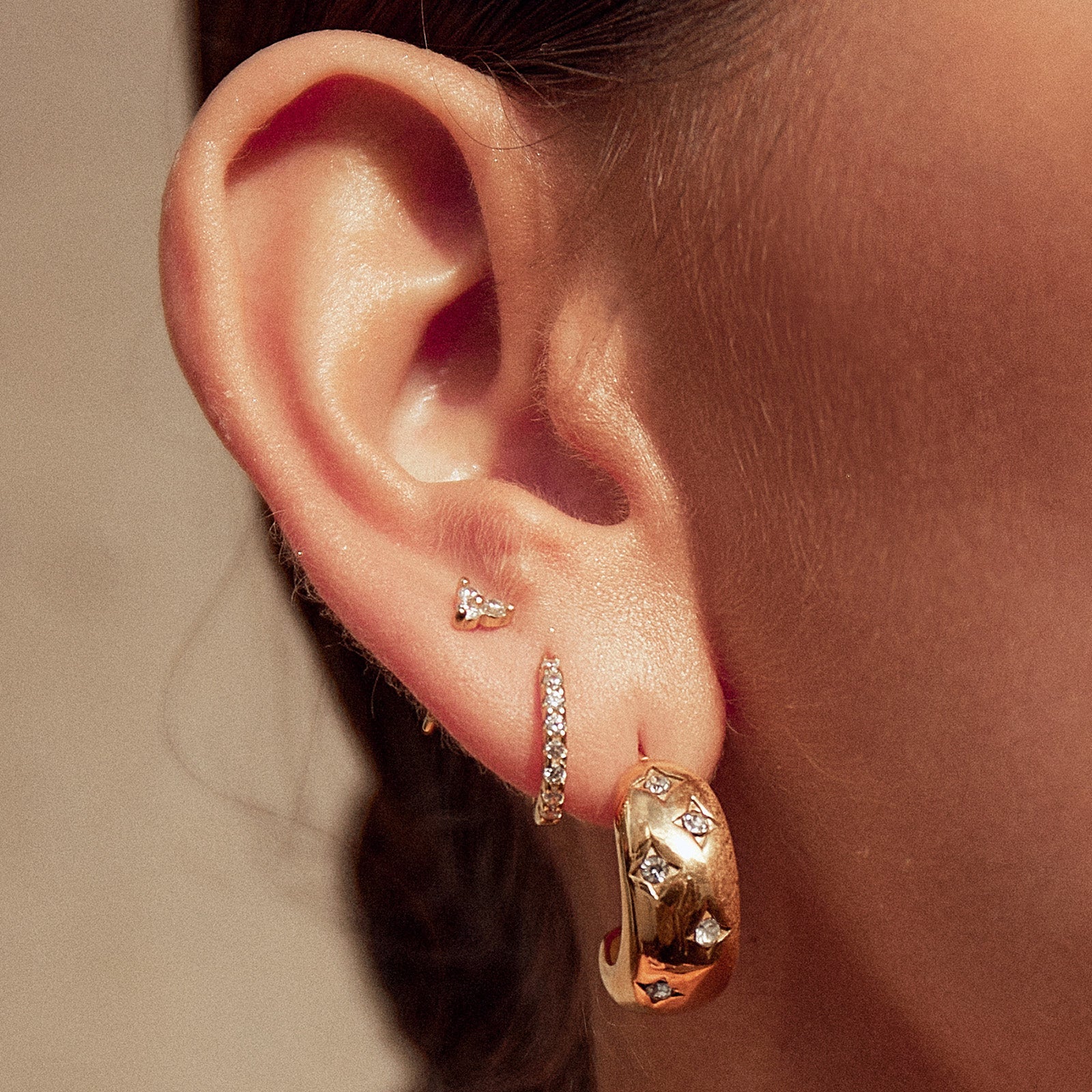 Juelz Hoop Earrings - Stone 2