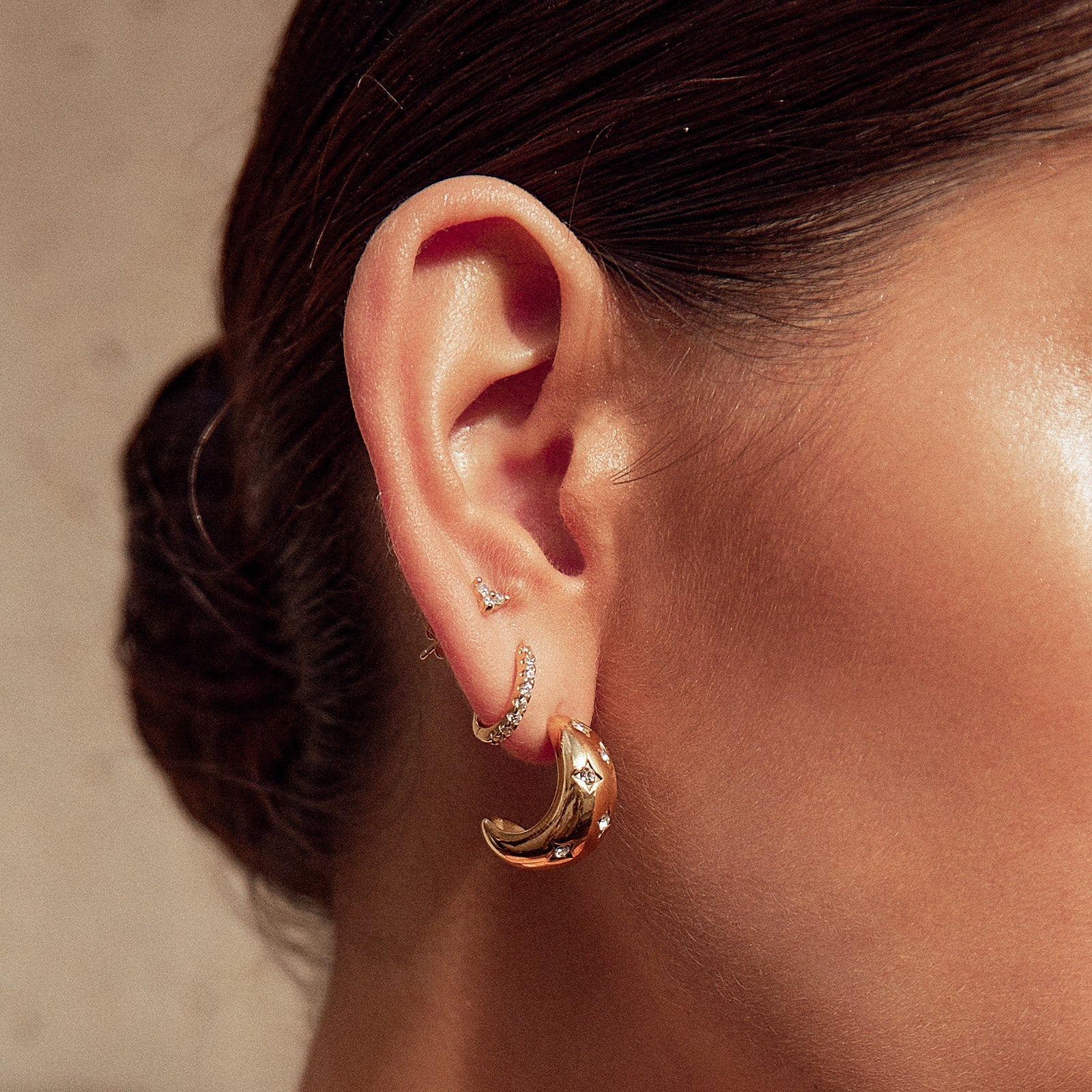 Juelz Hoop Earrings - Stone 3