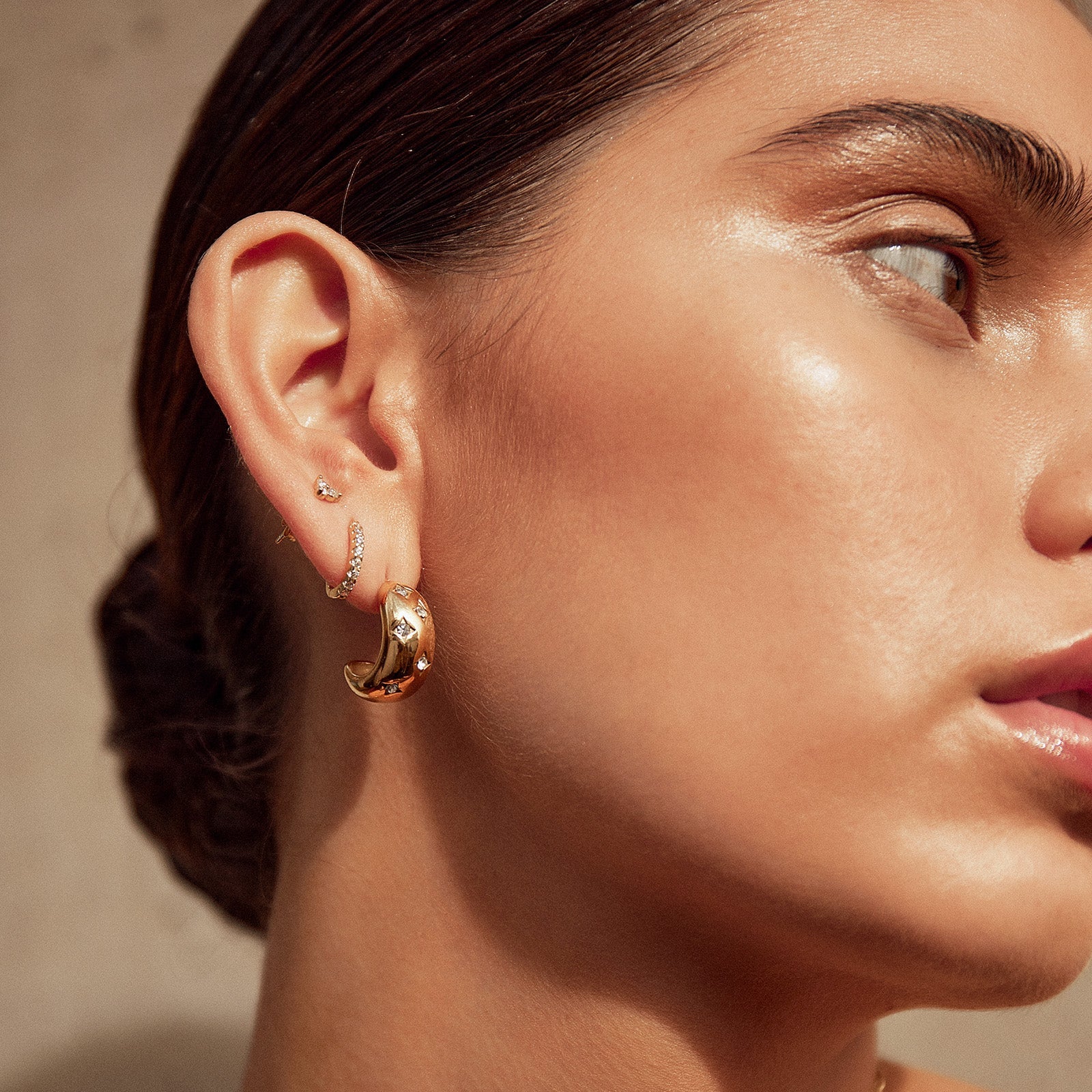 Juelz Hoop Earrings - Stone 6