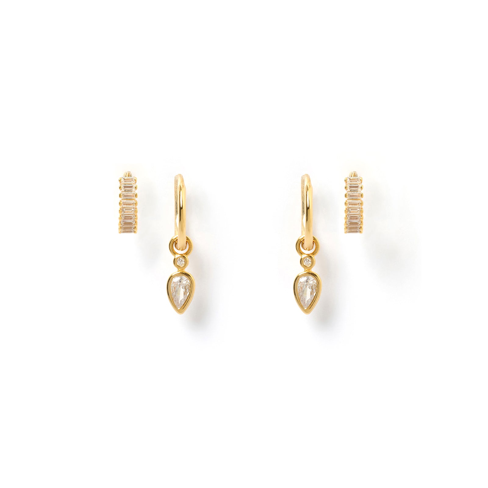 Kailey Earring Stack - Stone