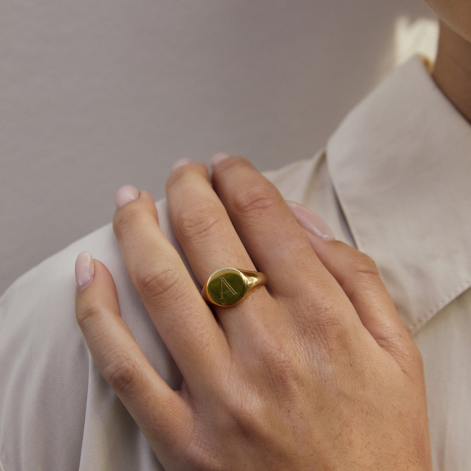 Miro Gold Signet Ring 4