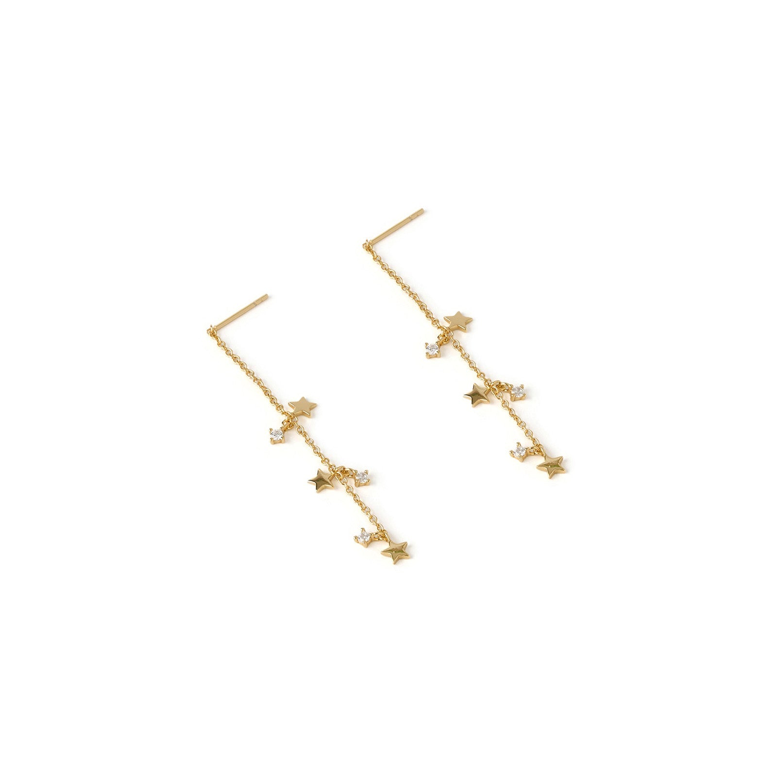 Orion Threader Gold Earrings 5