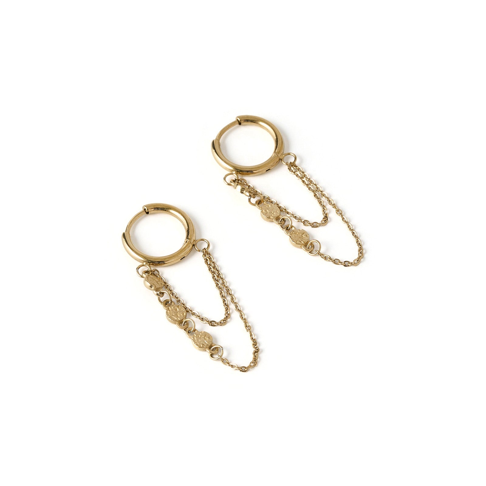 Paloma Gold Huggie Earrings 6