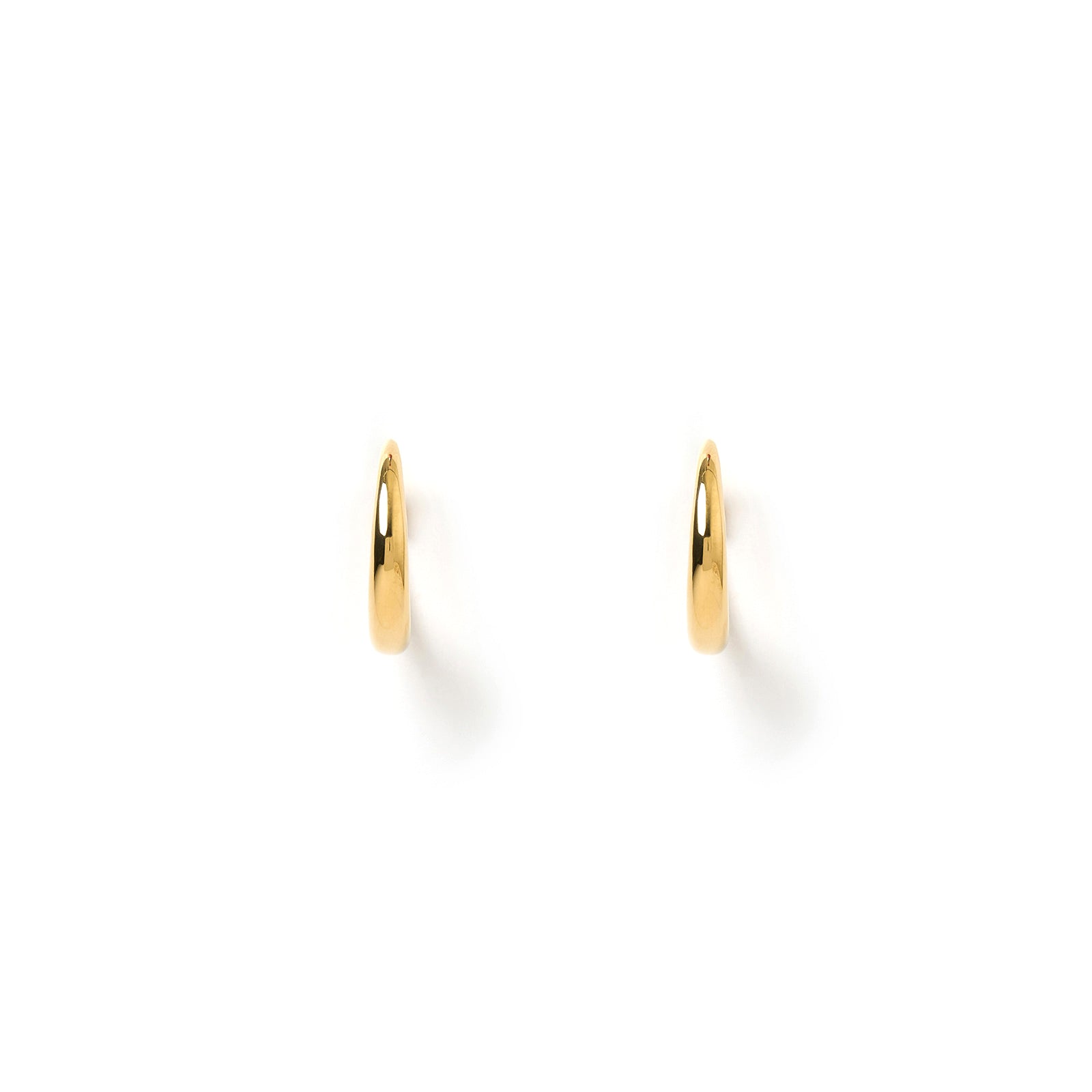 Riley Gold Hoop Earrings - Small 4