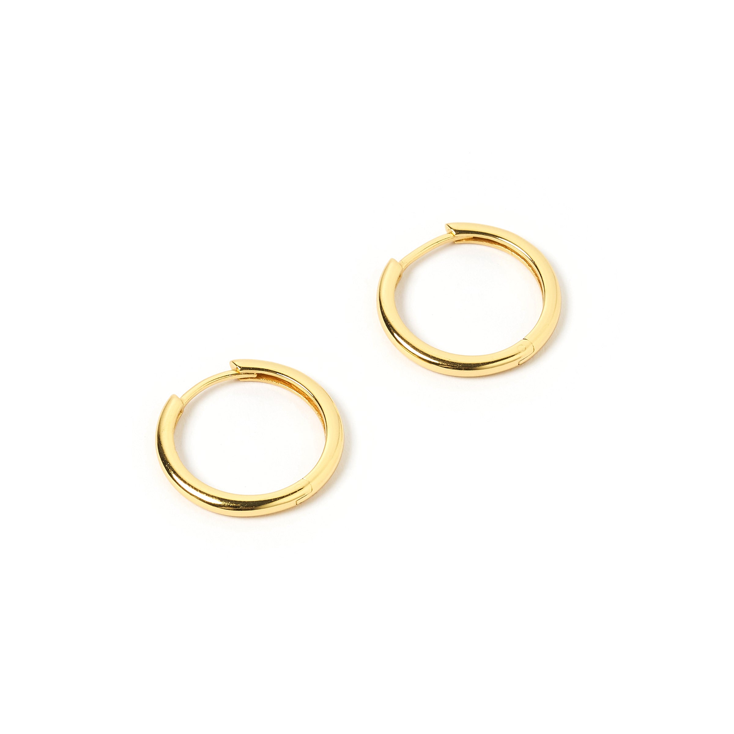 Scarlet Gold Hoop Earrings 7