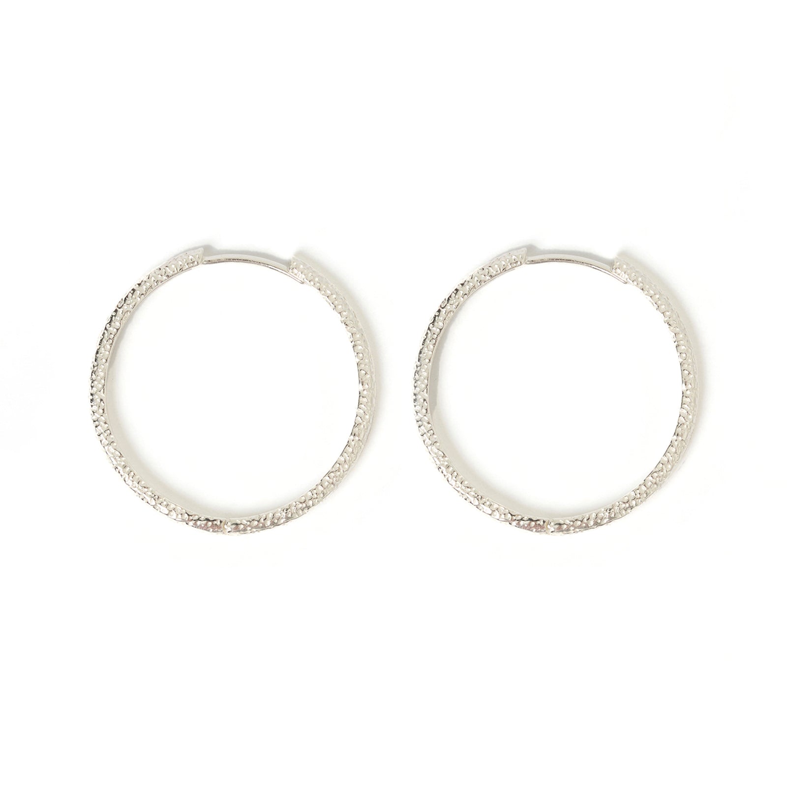 Sebastian Silver Hoop Earrings