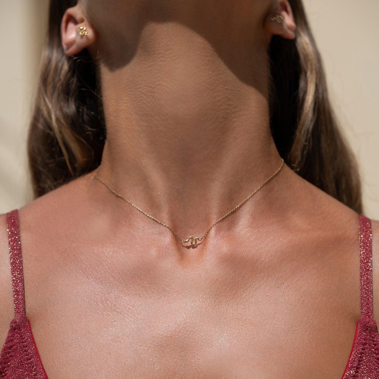 Serpent Gold Necklace 3