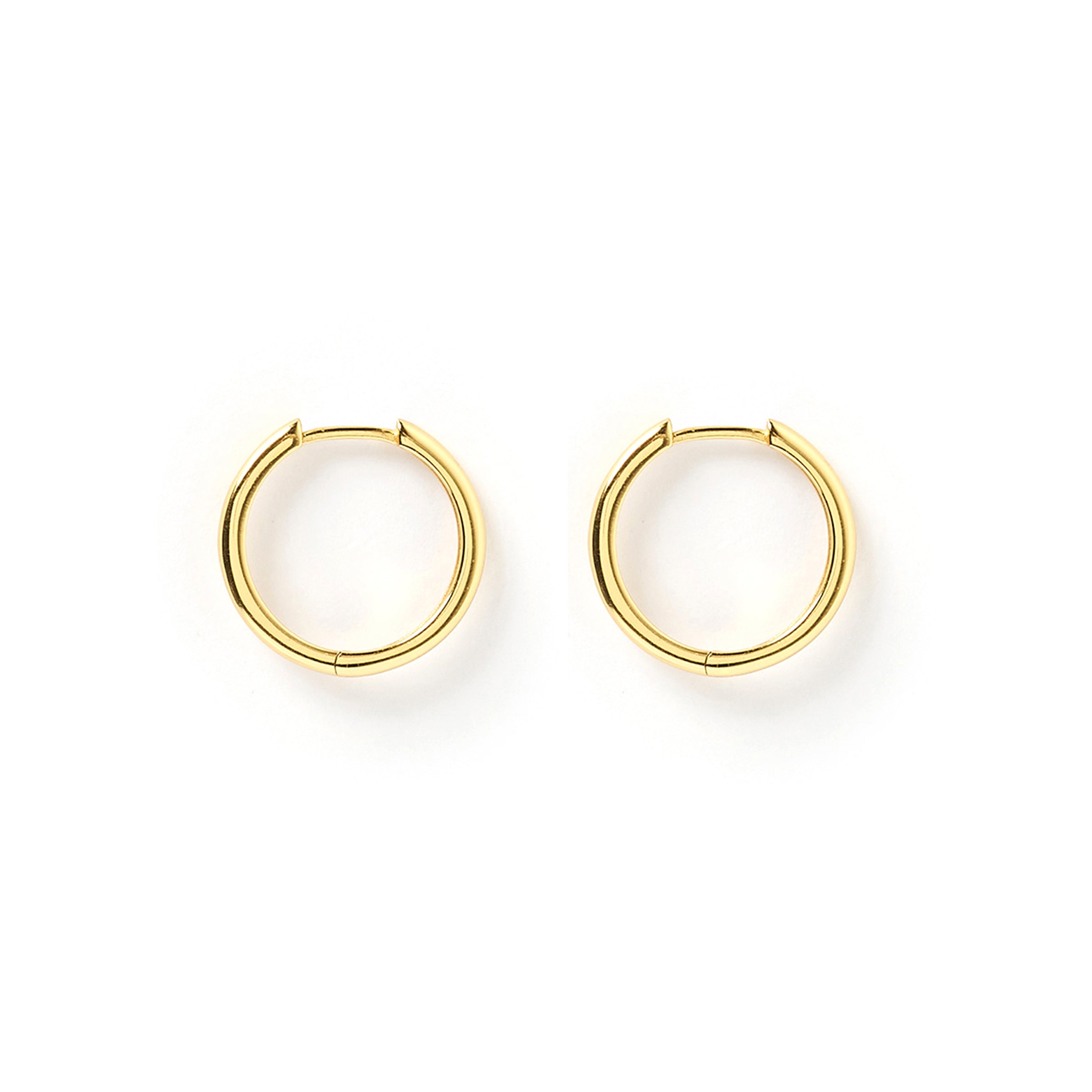 Smooth Hoop Earring Stack - Gold 6