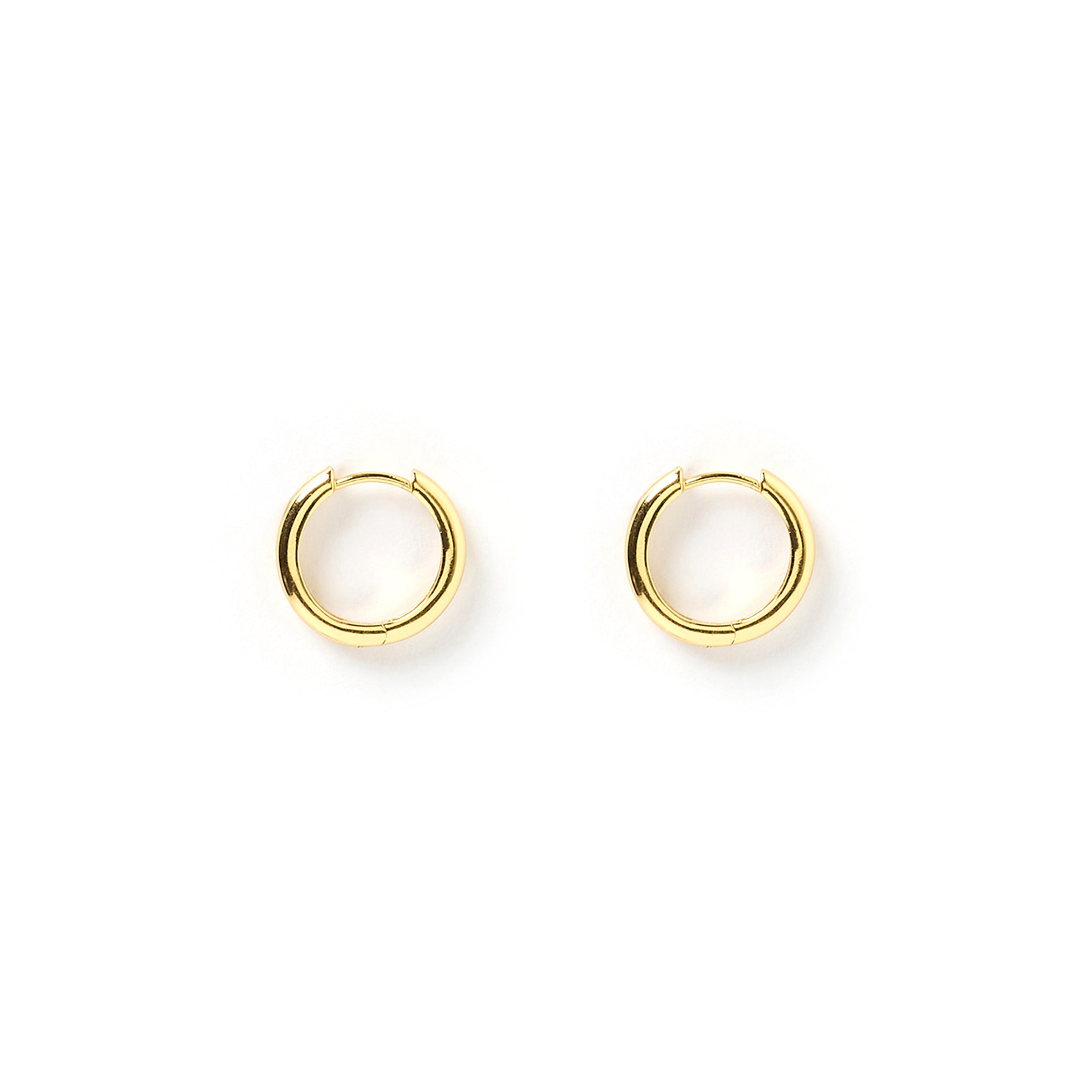 Smooth Hoop Earring Stack - Gold 7