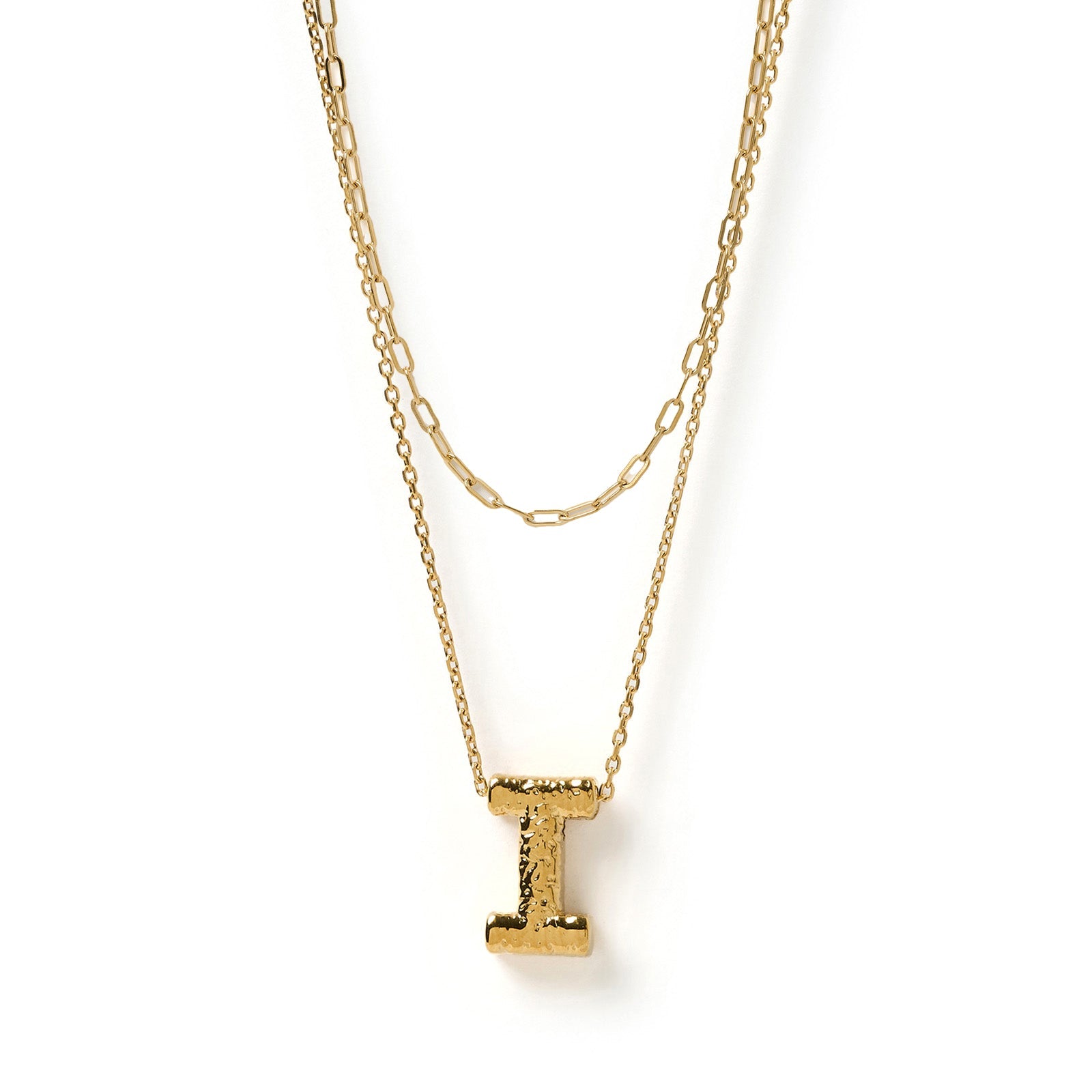 Statement Letter Necklace Stack 10