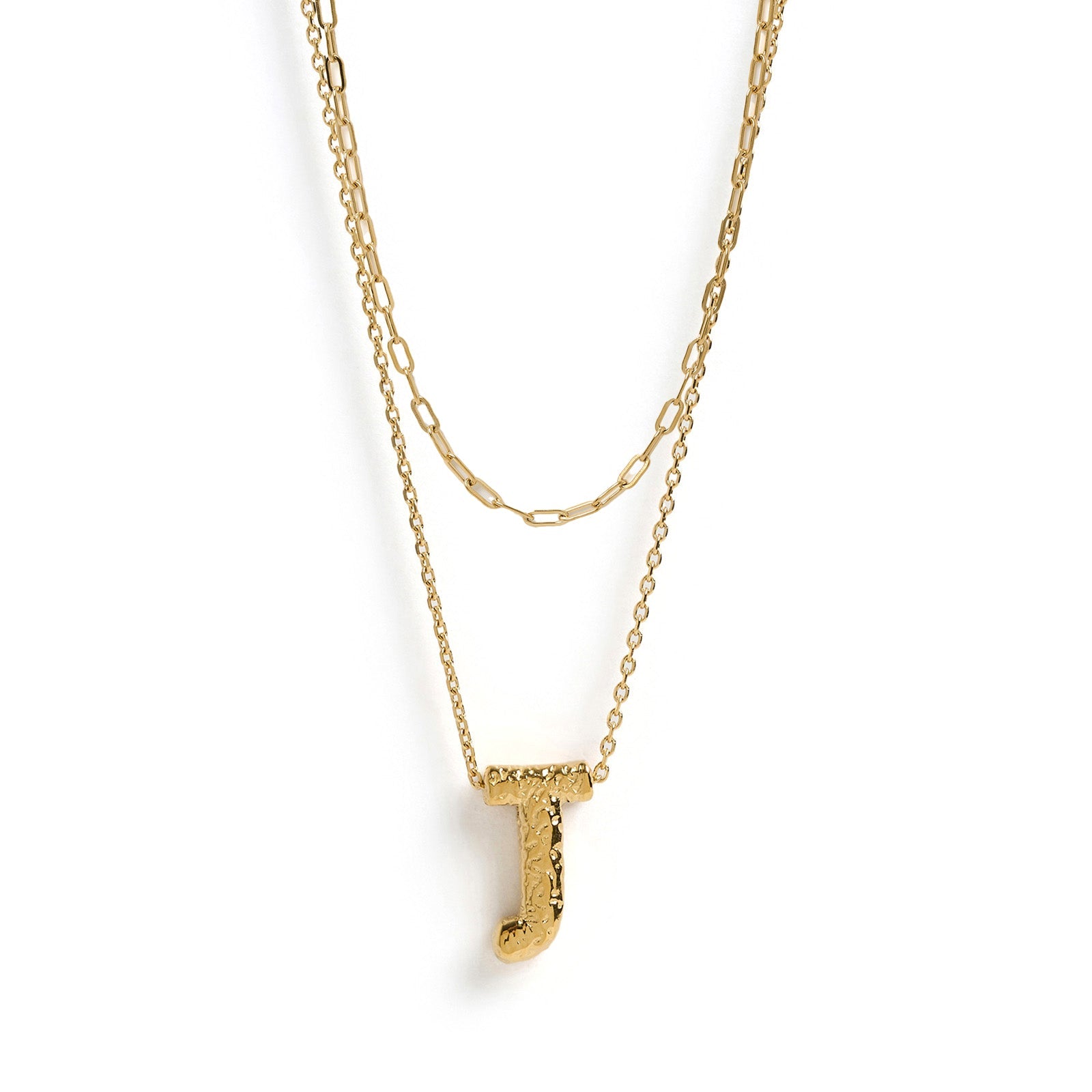 Statement Letter Necklace Stack 11